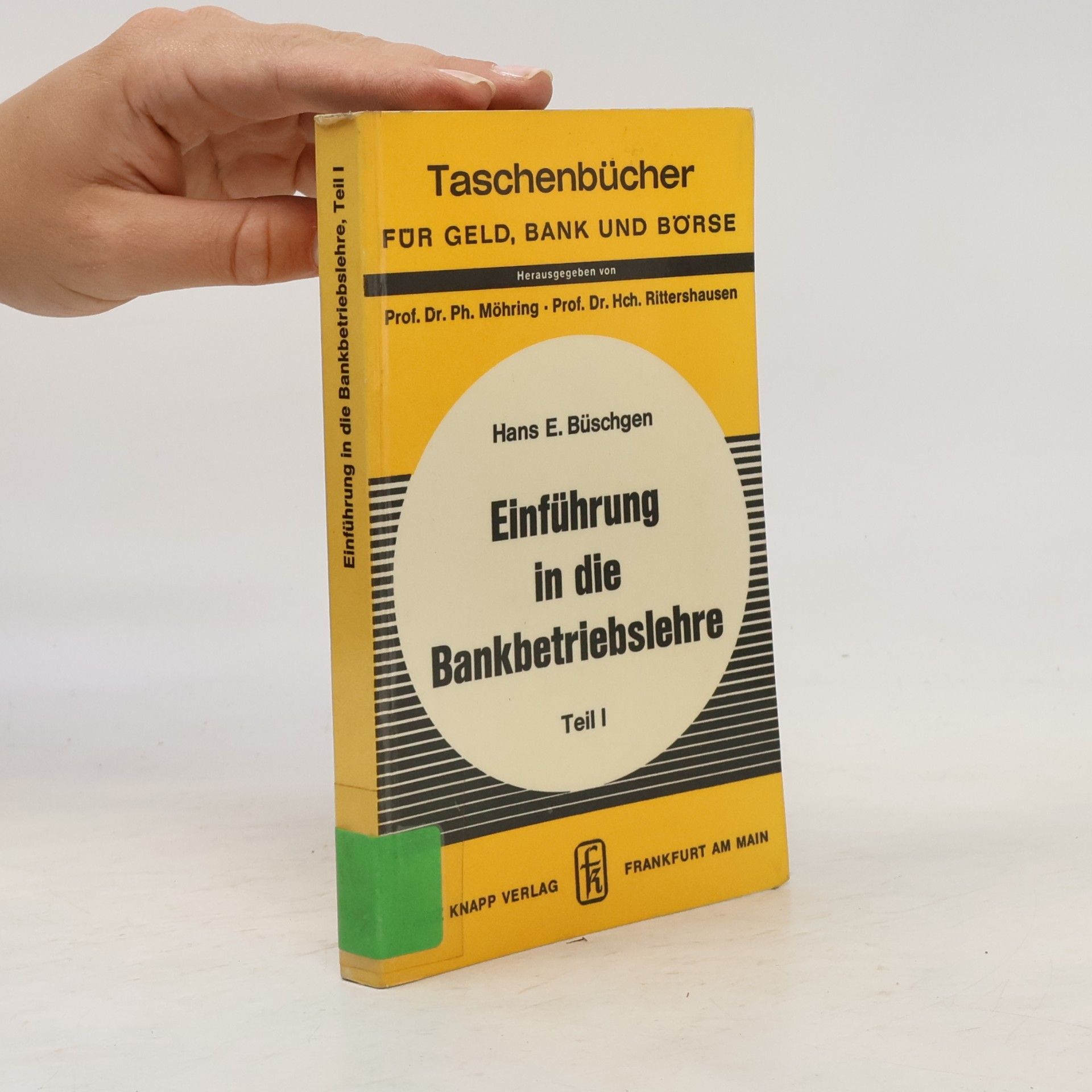 Taschenbücher für Geld, Bank und Börse - Teil 1: Einführung in die Bankbetriebslehre