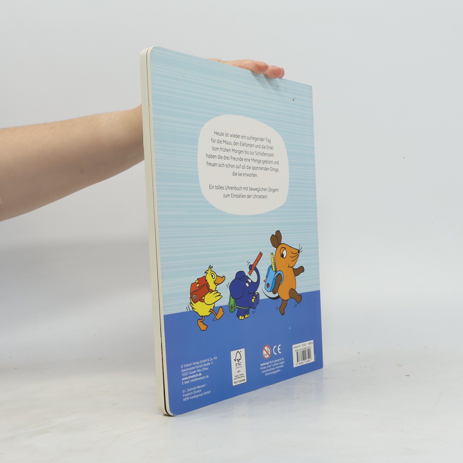 Various authors Trötsch Die Maus Uhrenbuch Lern mit! Pappenbuch