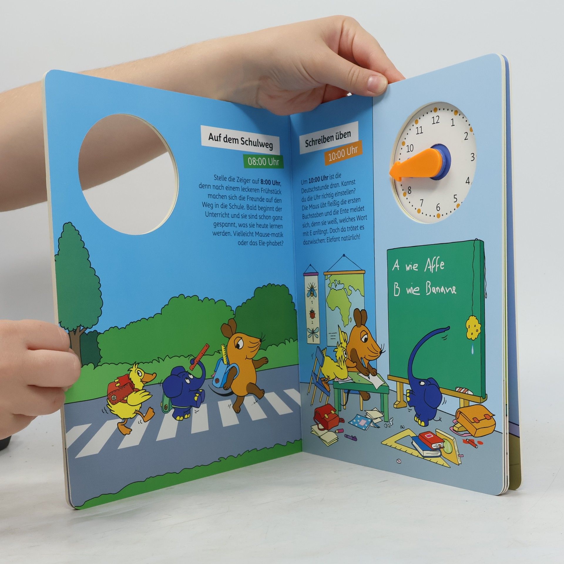 Various authors Trötsch Die Maus Uhrenbuch Lern mit! Pappenbuch