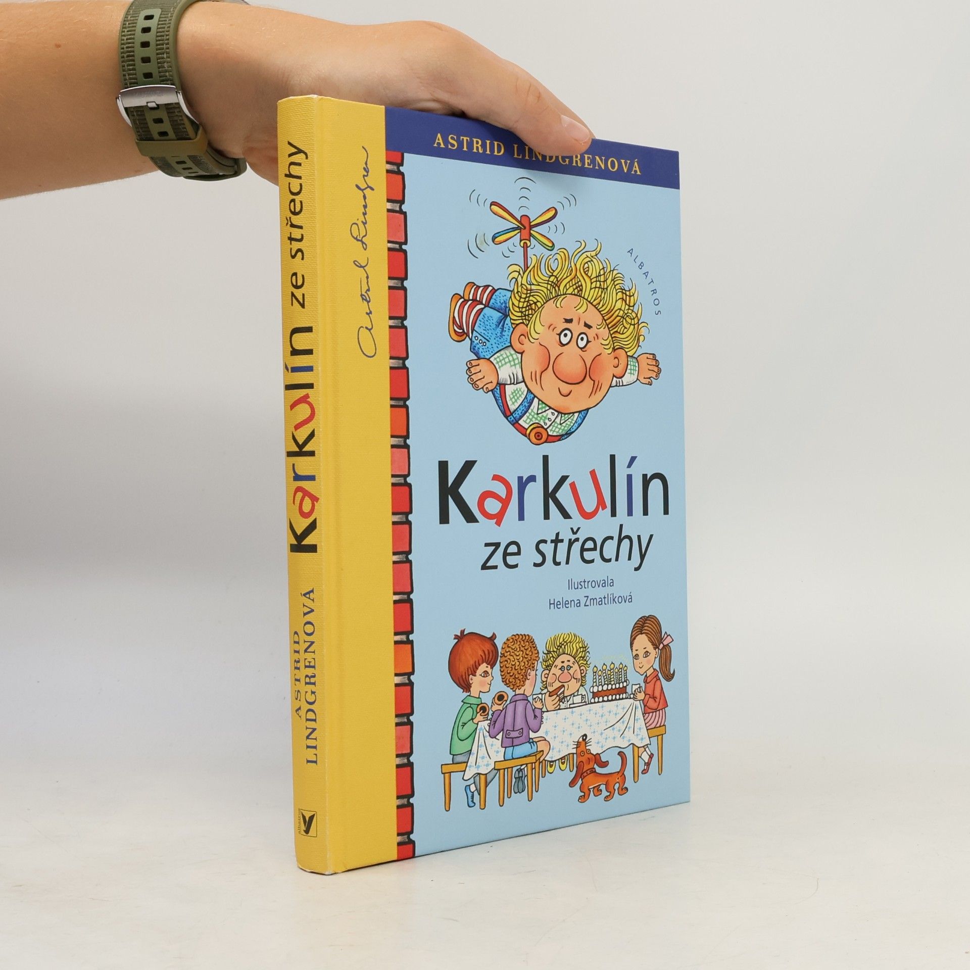 Astrid Lindgren Karkulín ze střechy