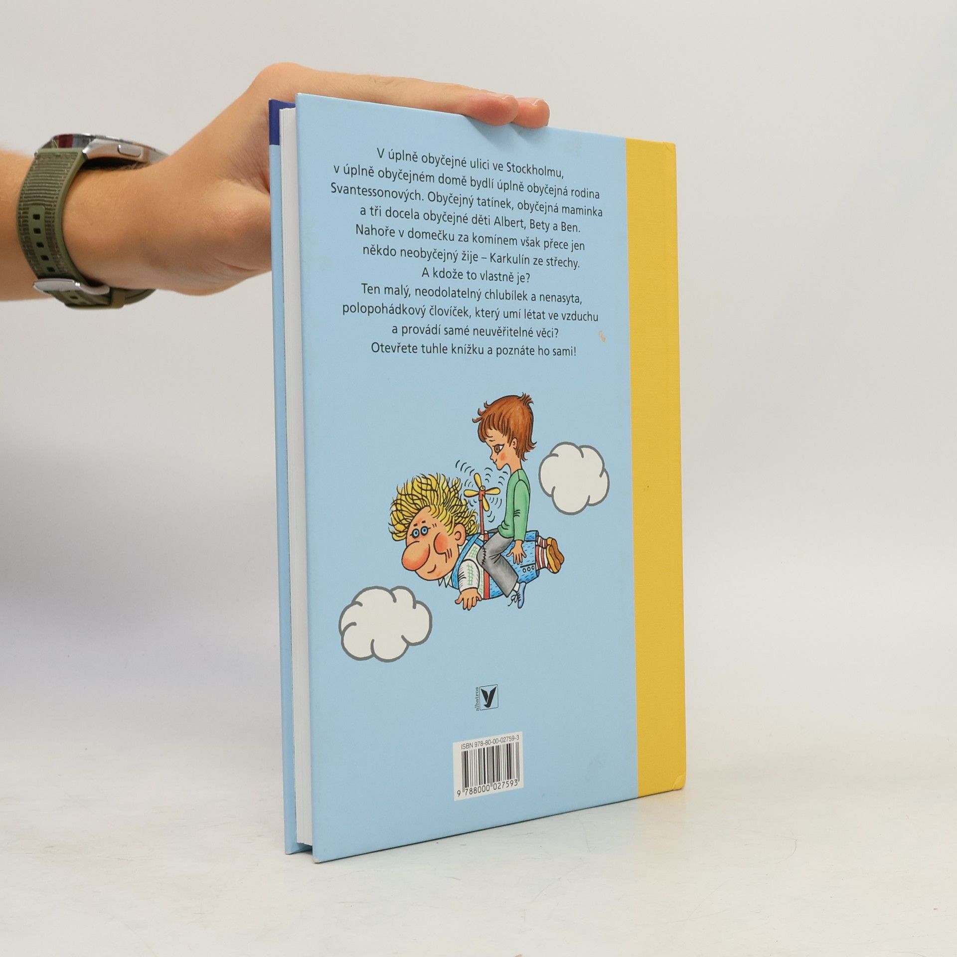 Astrid Lindgren Karkulín ze střechy