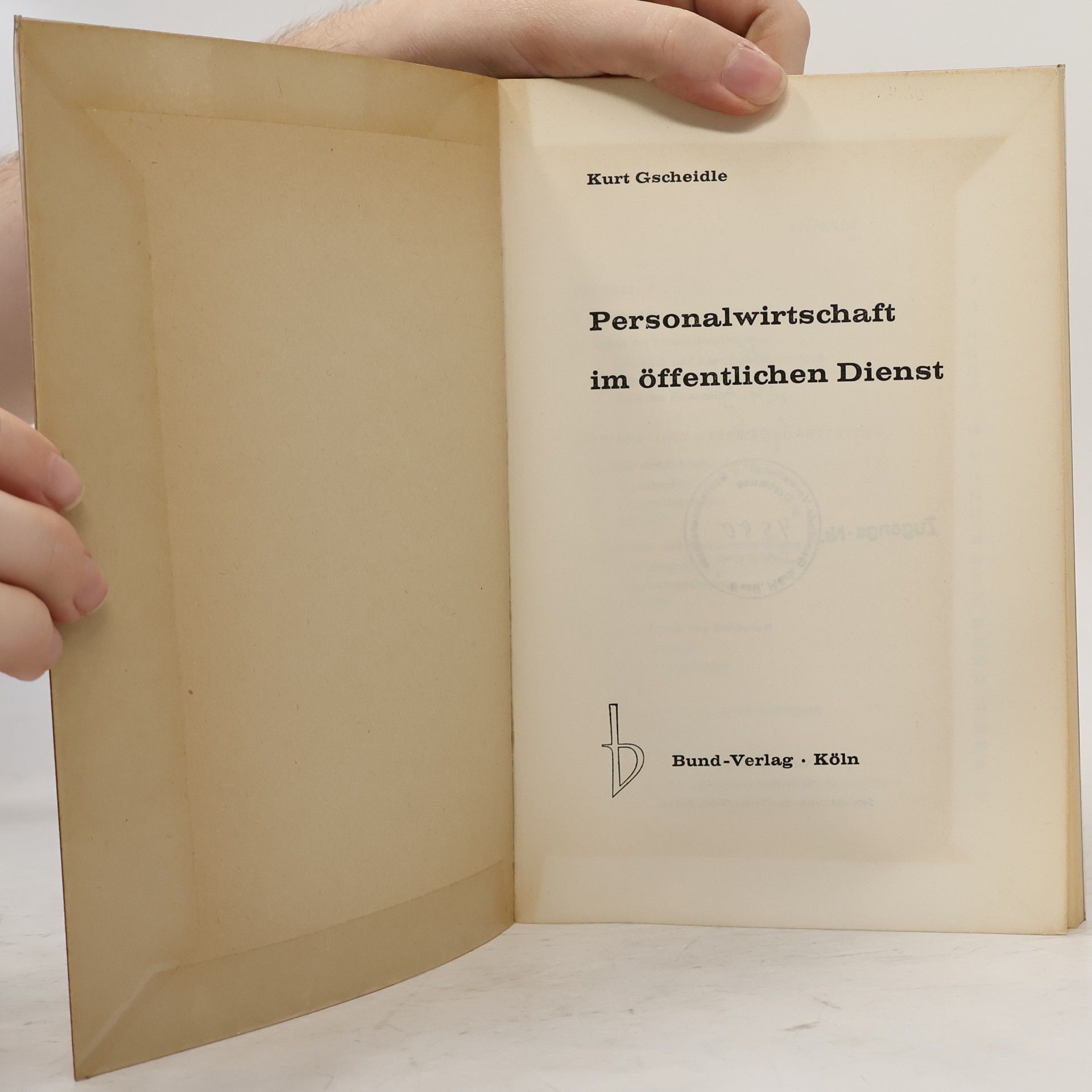 Kurt Gscheidle Personalwirtschaft im öffentlichen Dienst