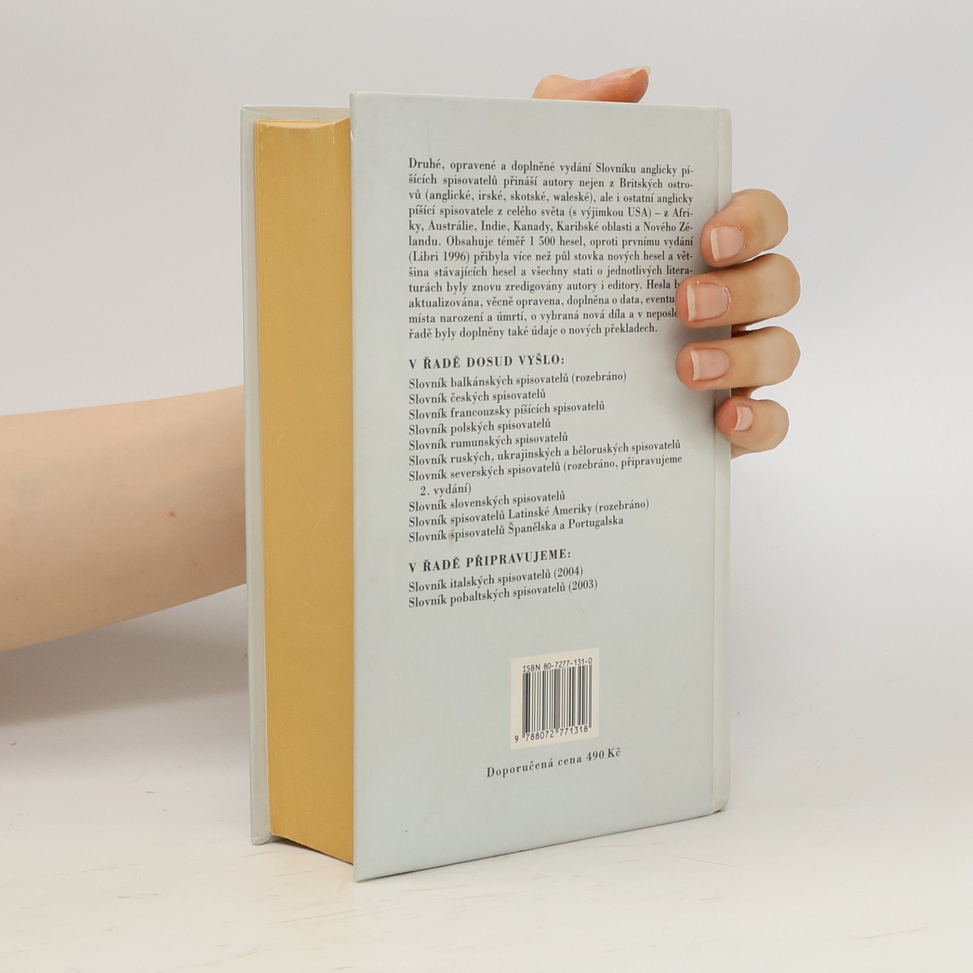 Martin Procházka Slovník spisovatelů. Anglická literatura