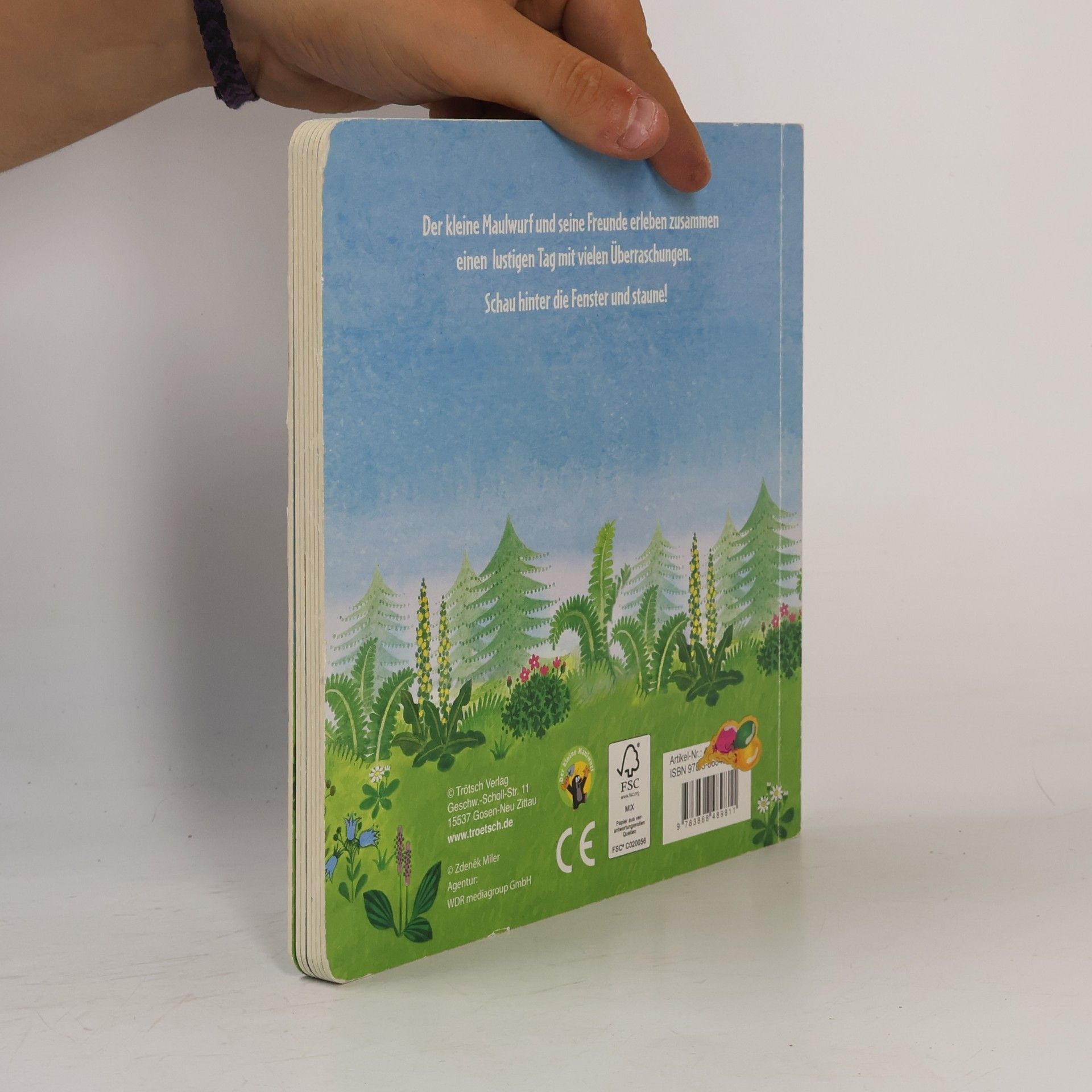 Zdeněk Miler Der kleine Maulwurf Fensterbuch
