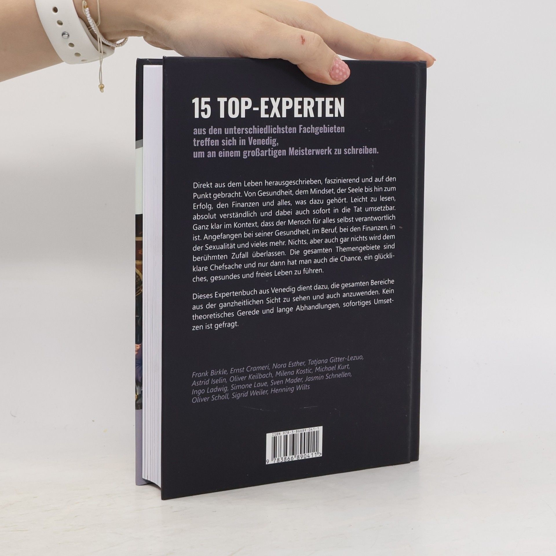 Ernst Crameri Das Erste Expertenbuch von 15 Top-Experten in Venedig