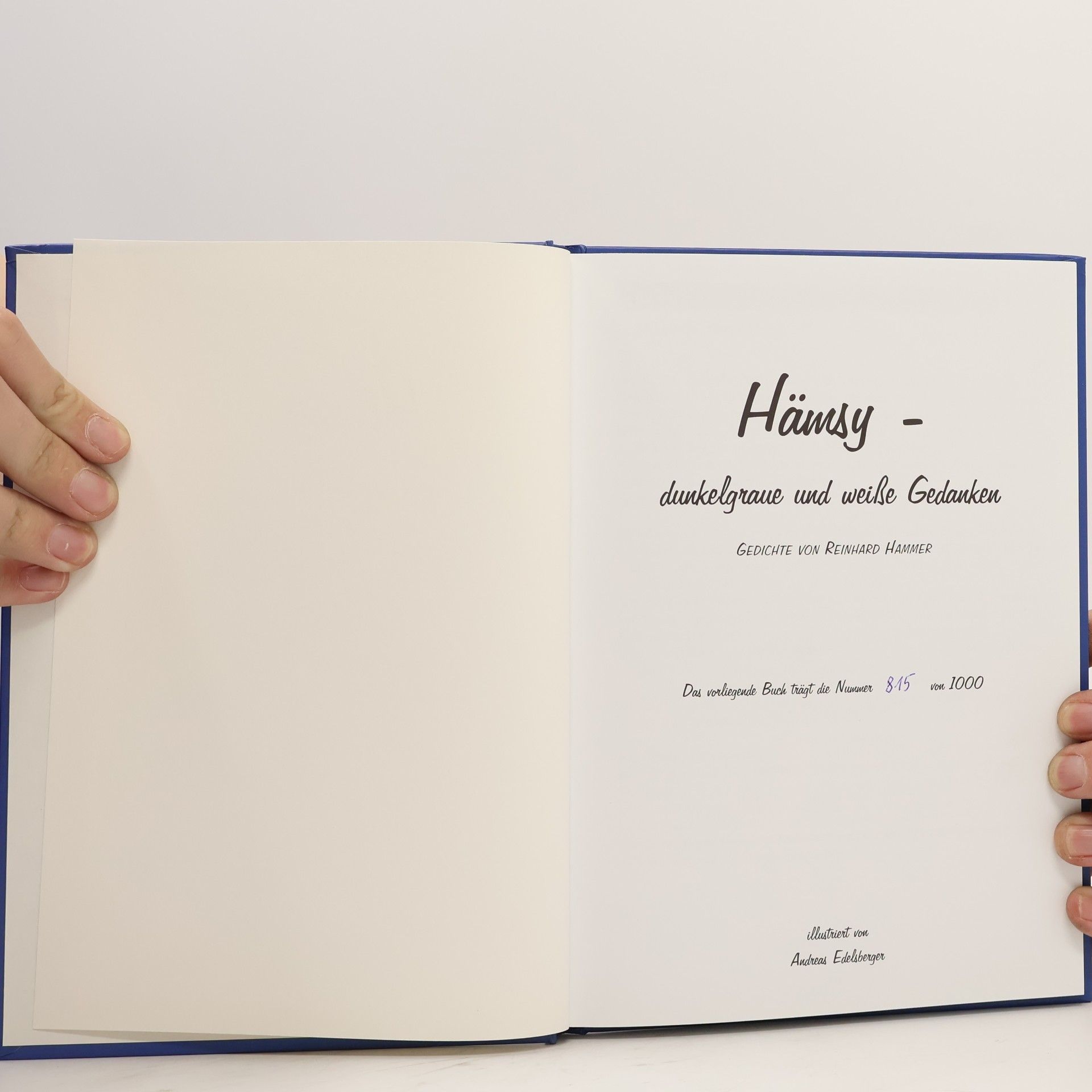 Hammer, Reinhard Hämsy - dunkelgraue und weisse Gedanken: Gedichte