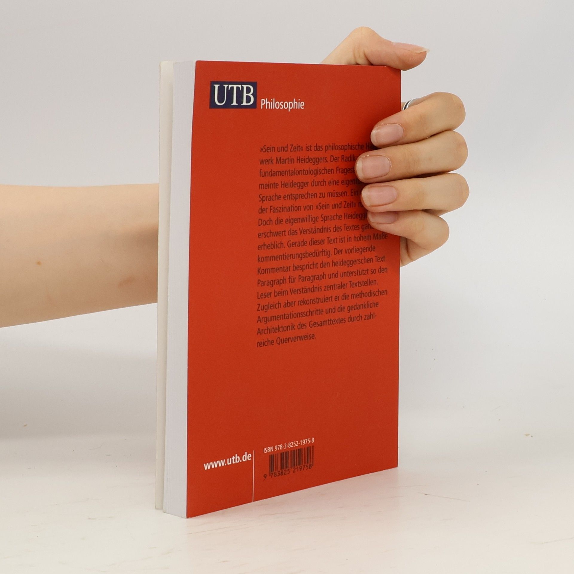 Andreas Luckner Martin Heidegger 'Sein und Zeit'
