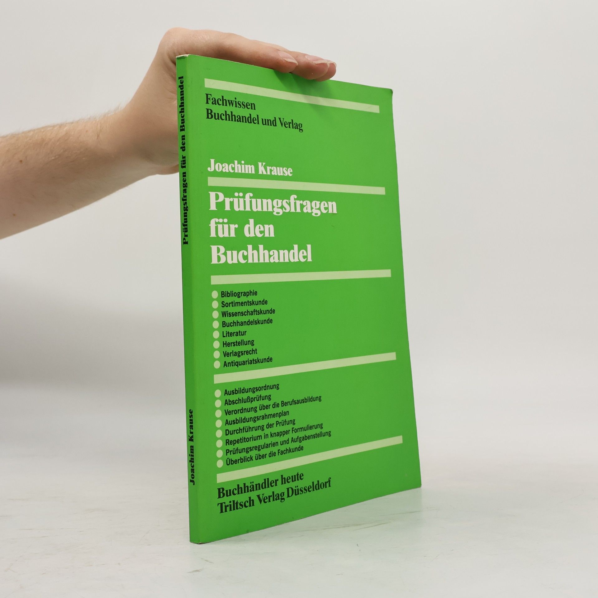 Joachim Krause Prüfungsfragen für den Buchhändler