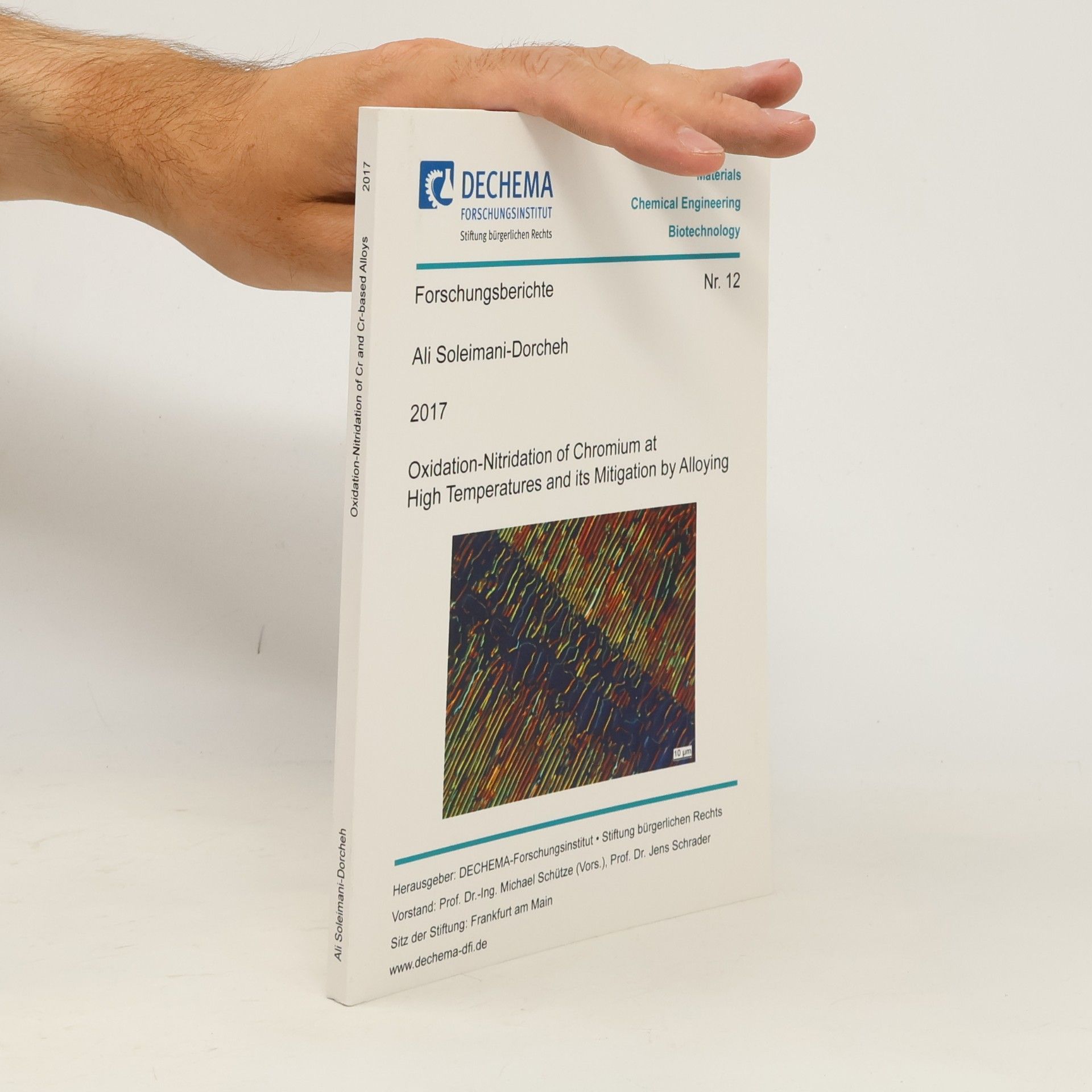 Ali Soleimani Dorcheh Oxidation-Nitridation of chromium at high temperatures and its mitigation by alloying