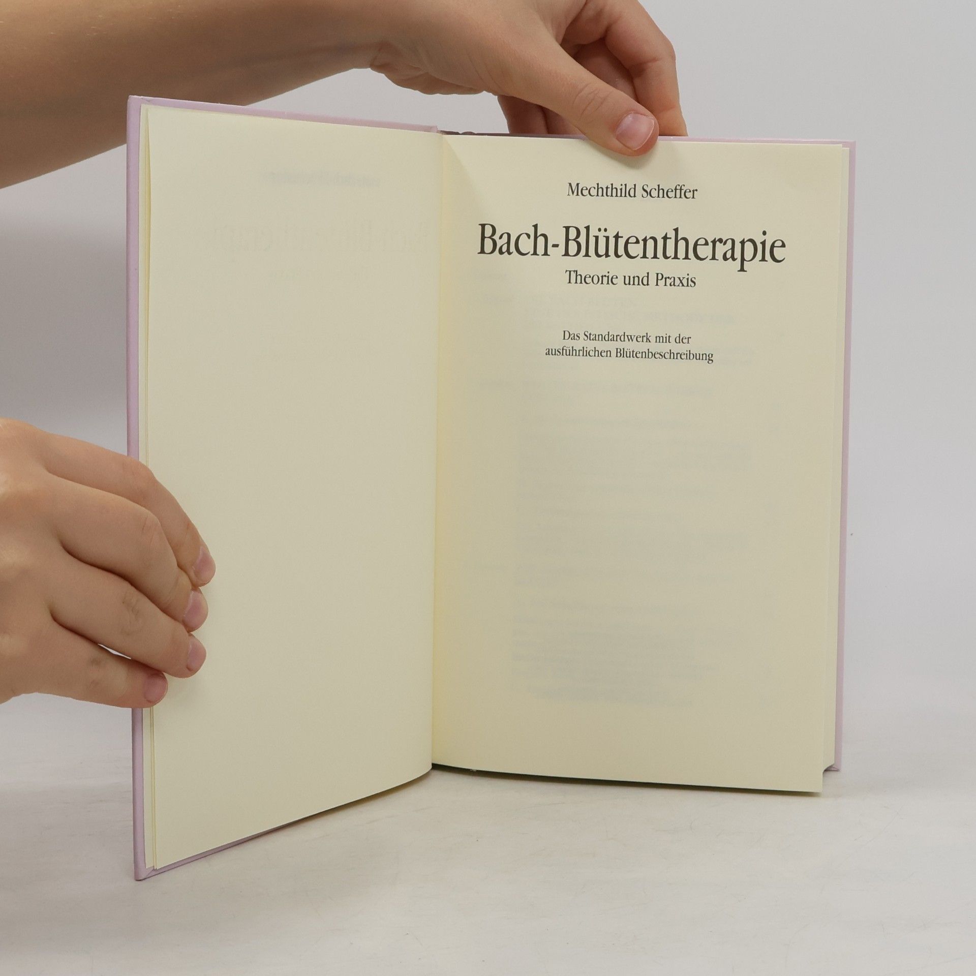 Mechthild Scheffer Bach Blütentherapie