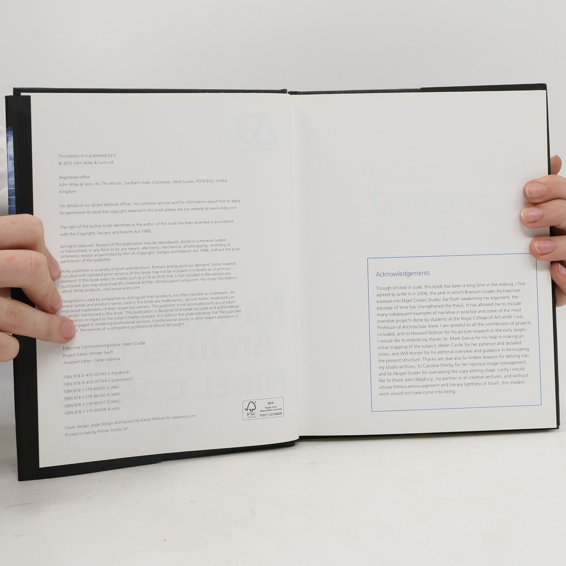 Nigel Coates Architectural Design Primers: Narrative Architecture