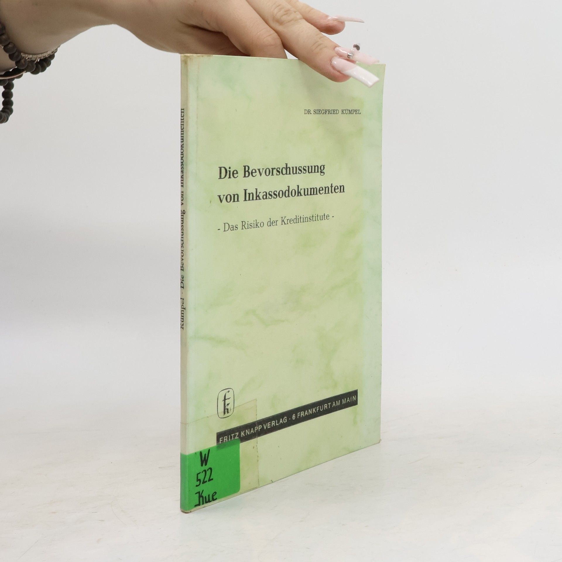 Die Bevorschussung von Inkassodokumenten