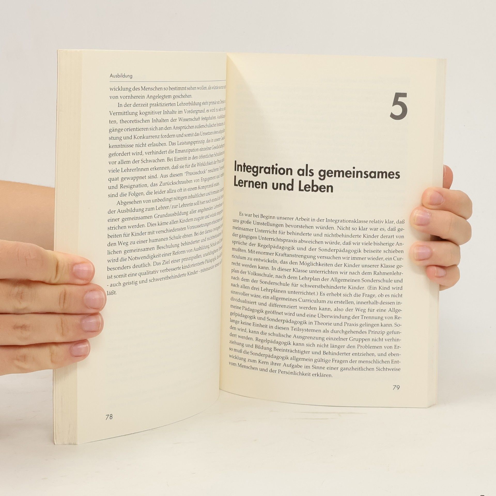 Susanna Bews Impulse: Integrativer Unterricht in der Praxis