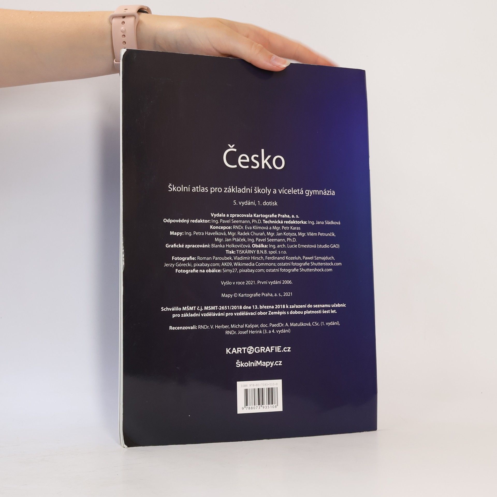 AA.VV. Česko: školní atlas pro základní školy a víceletá gymnázia