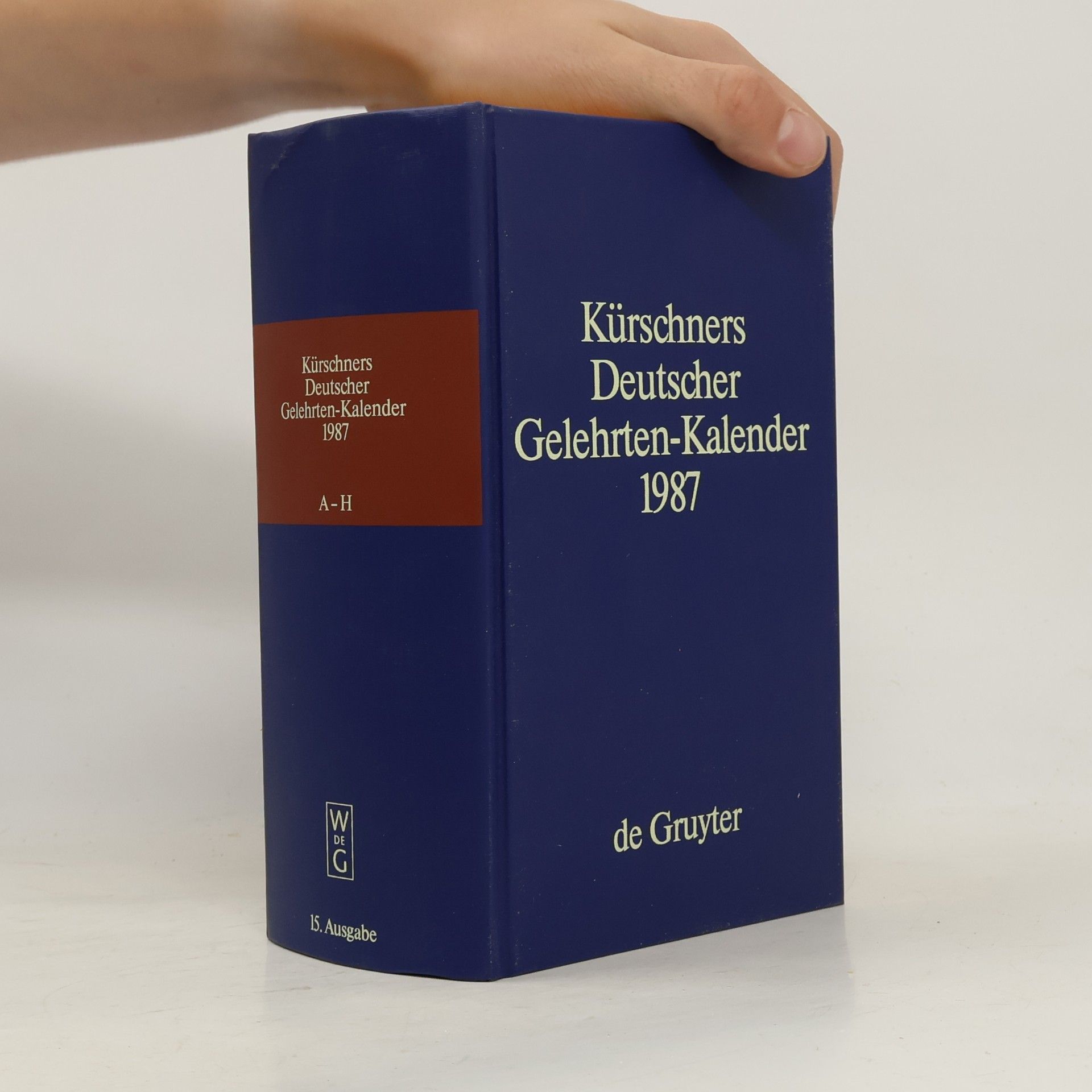 Kürschners Deutscher Gelehrten- Kalender 1987