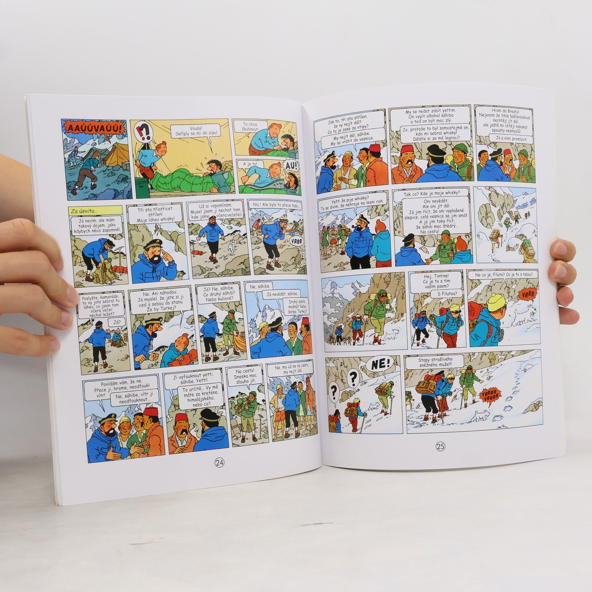 Hergé Tintin v Tibetu