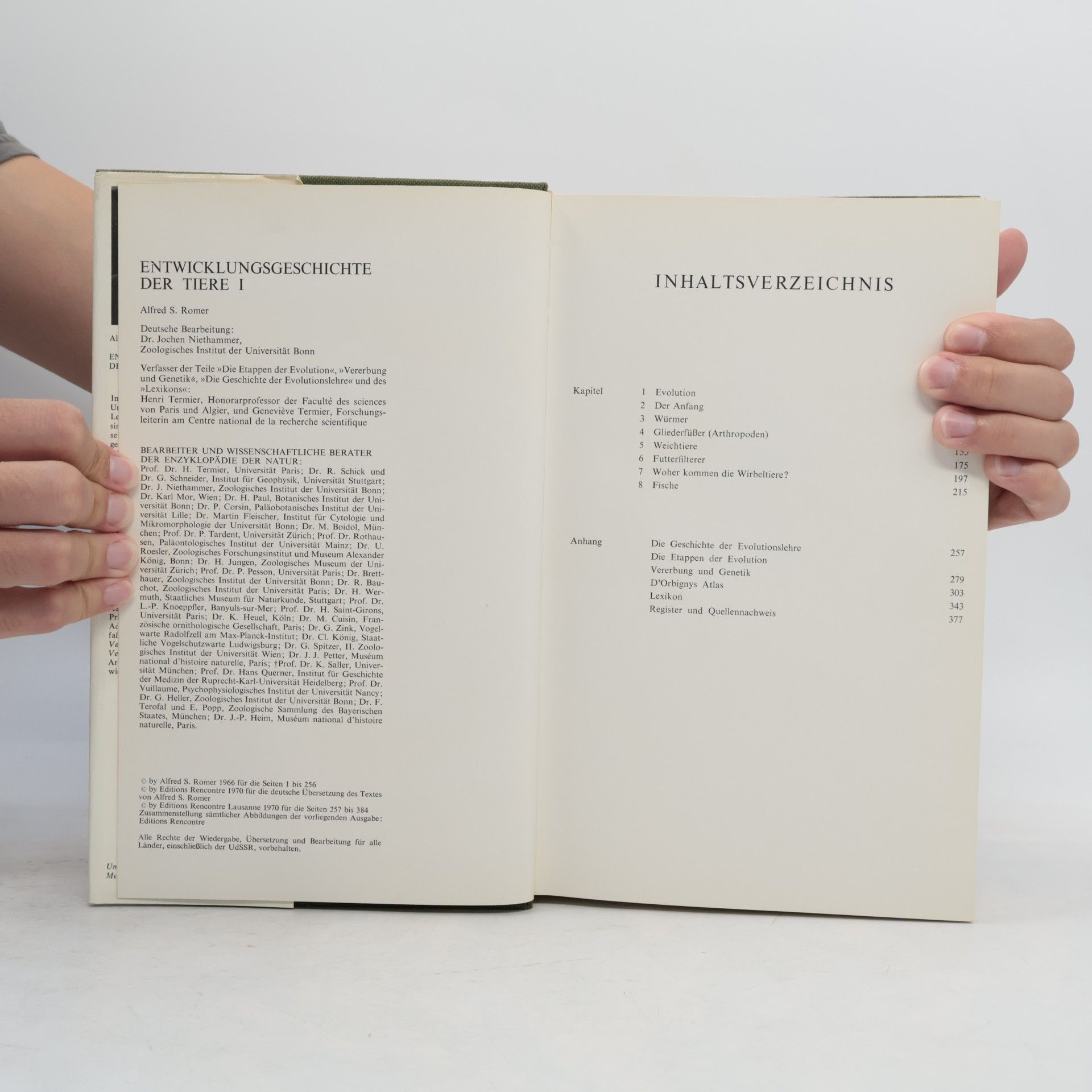 Alfred S. Romer Entwicklungsgeschichte der Tiere 1