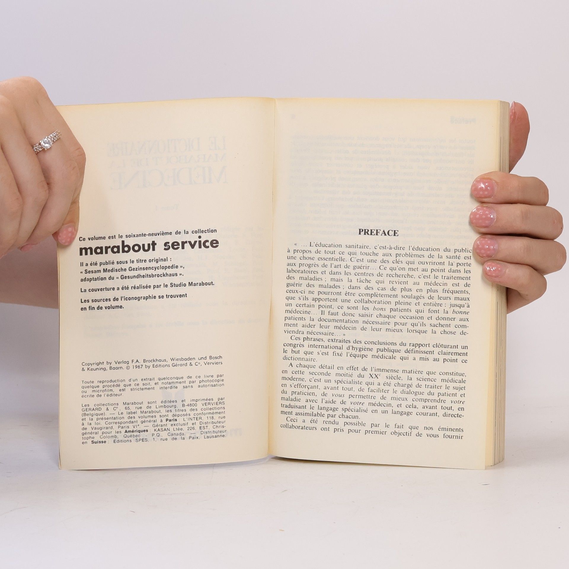 Various authors Le dictionnaire Marabout de la médecine 1