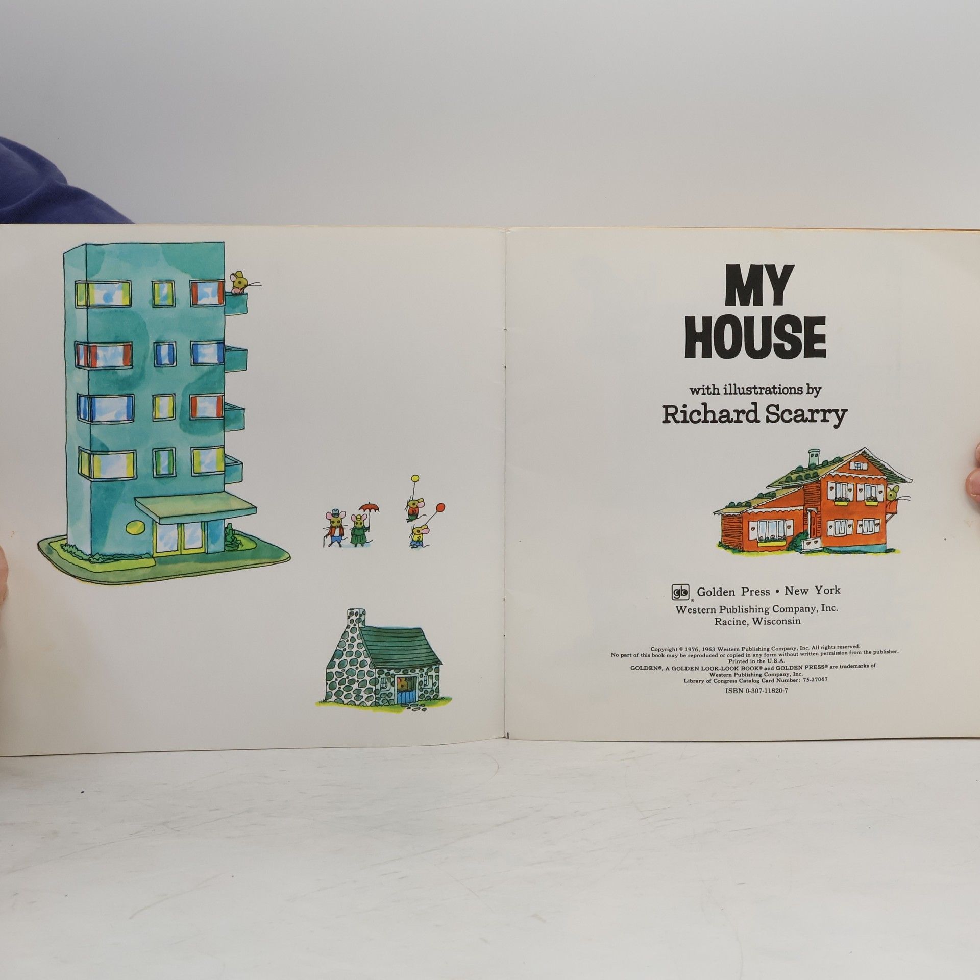 Richard Scarry A Golden Look-Look Book: My House