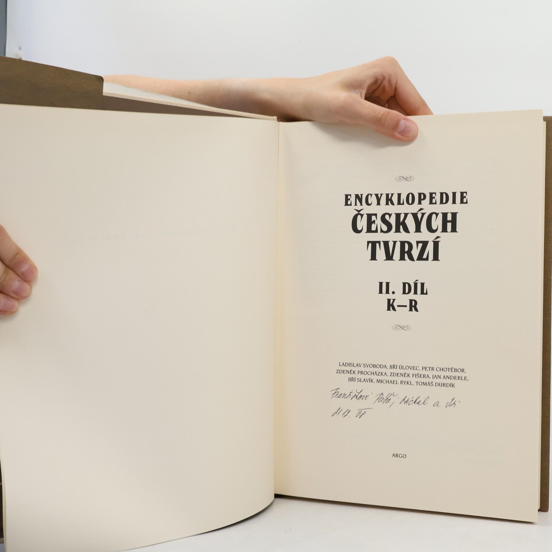 Ladislav Svoboda Encyklopedie českých tvrzí. II. díl, K-R