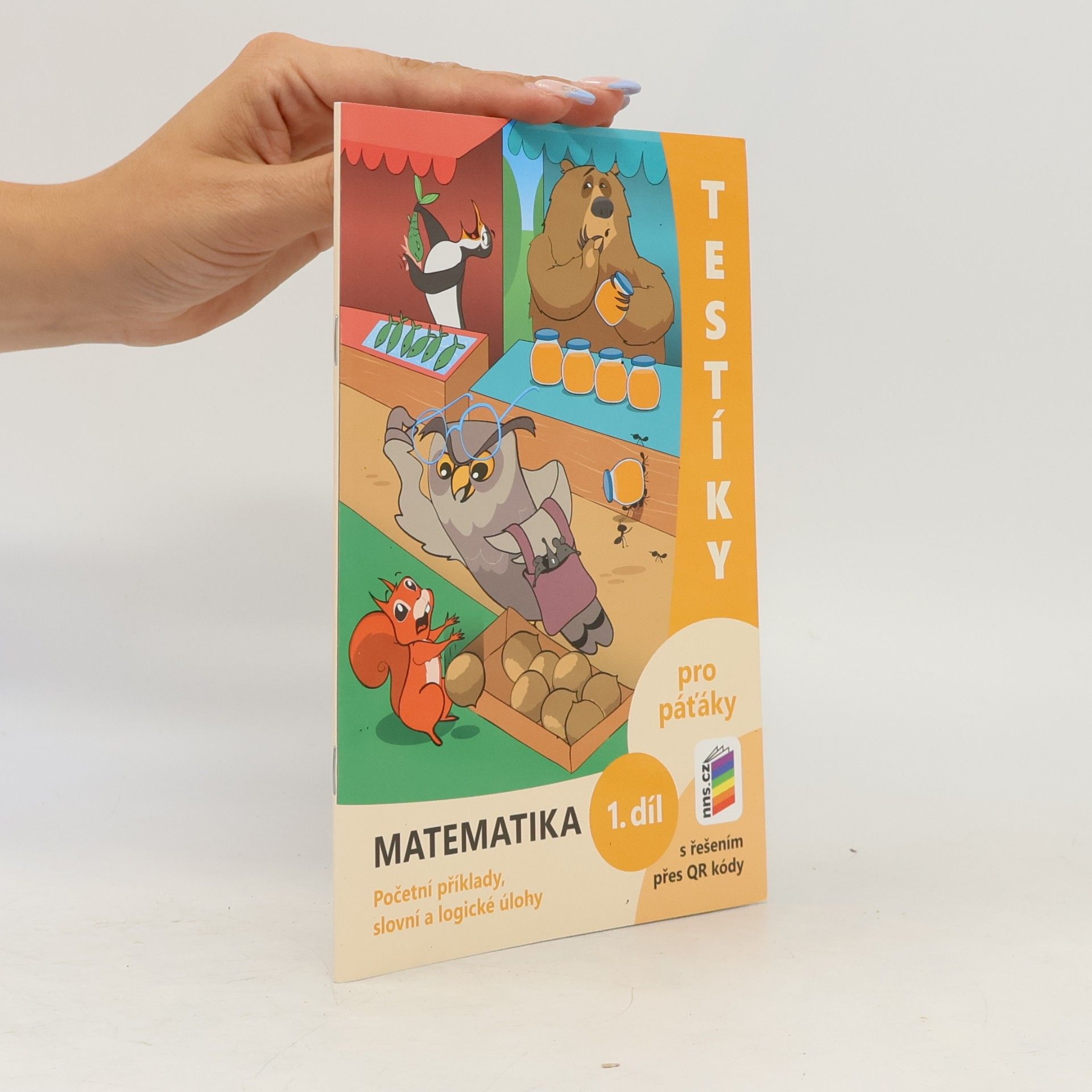 Autorenkollektiv Testíky pro páťáky – matematika, 1. díl (barevný pracovní sešit)