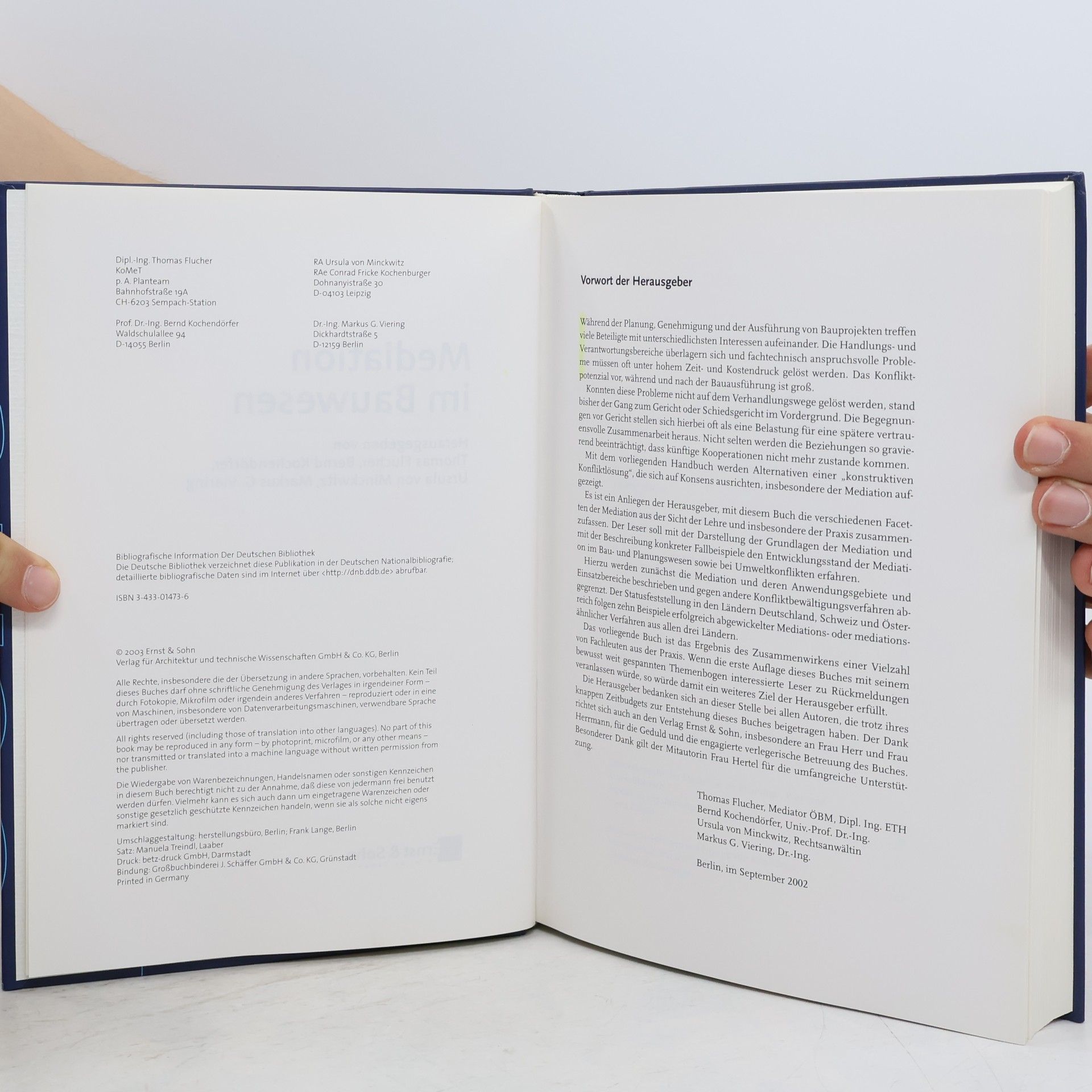 Thomas Flucher Mediation im Bauwesen