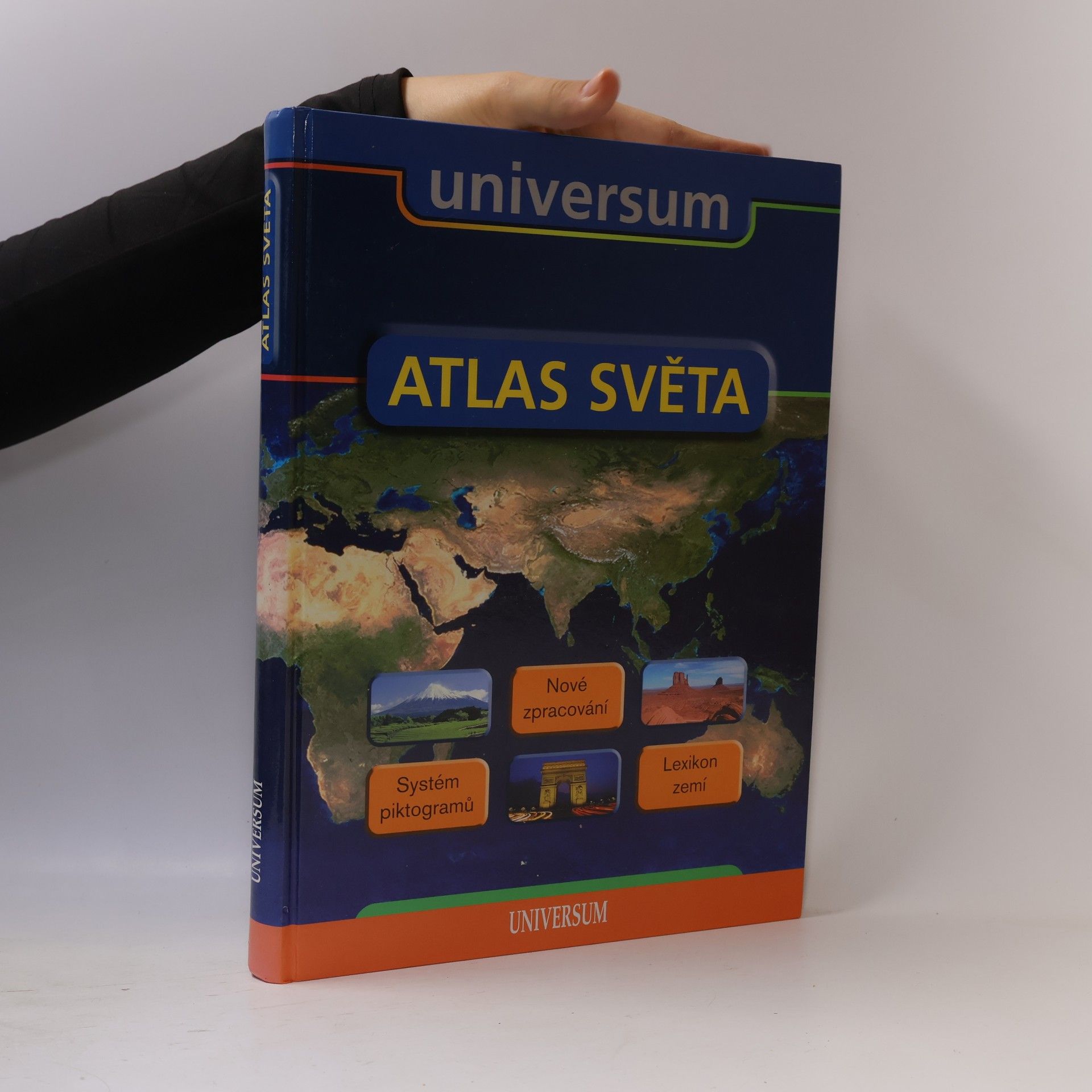 Irena Rybová Atlas světa nové zpracování, systém piktogramů, lexikon zemí