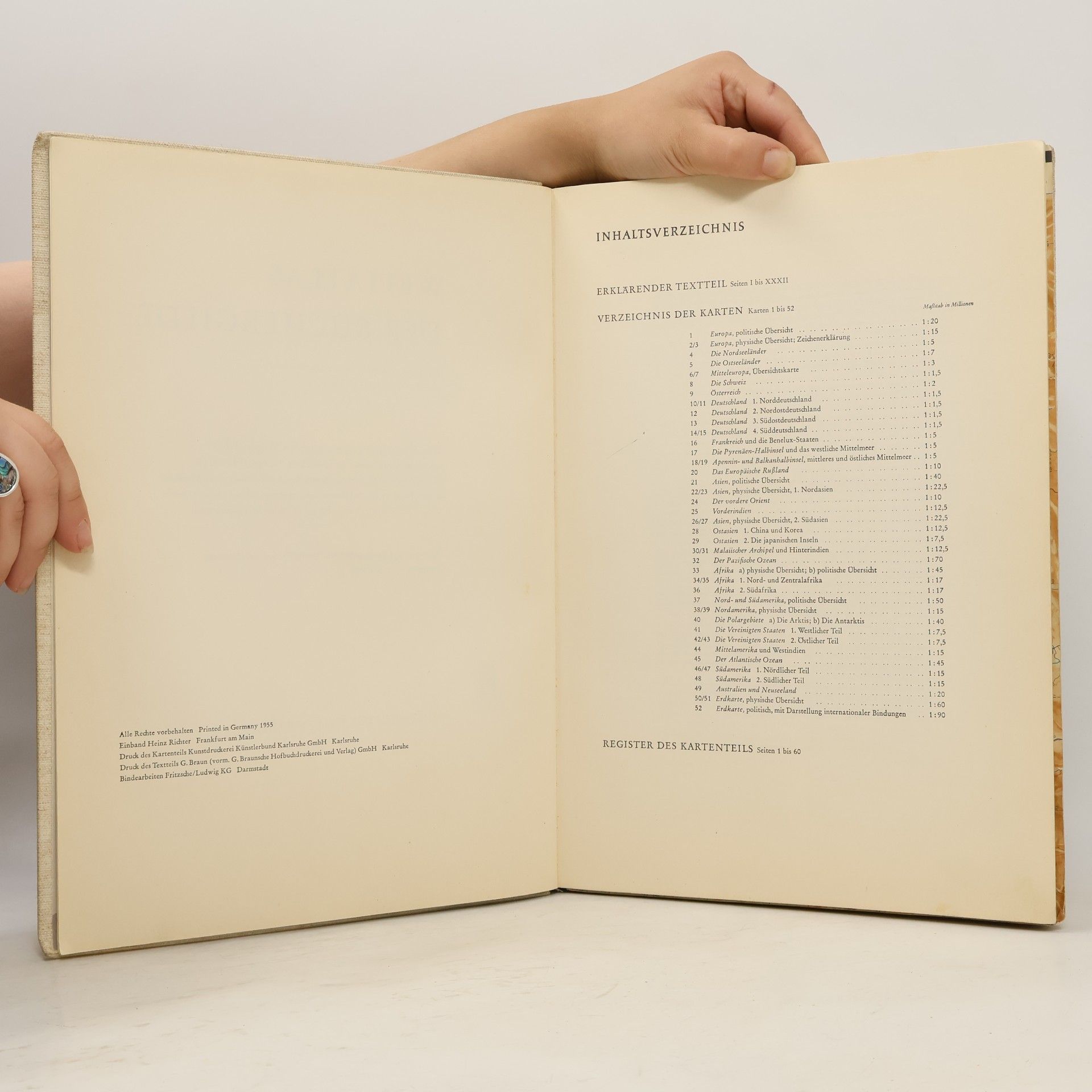 Various authors Weltatlas der Büchergilde