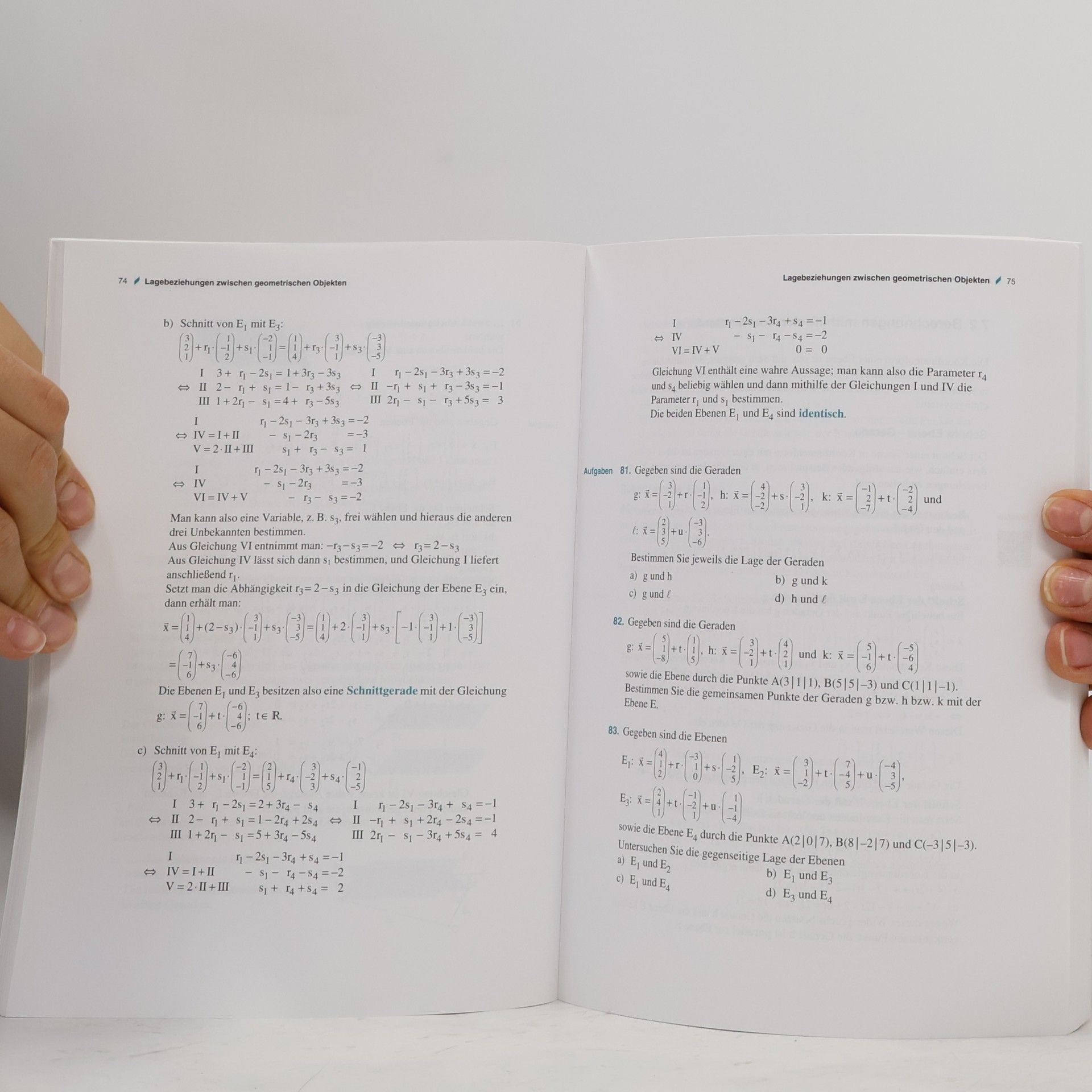 Eberhard Endres Analytische Geometrie
