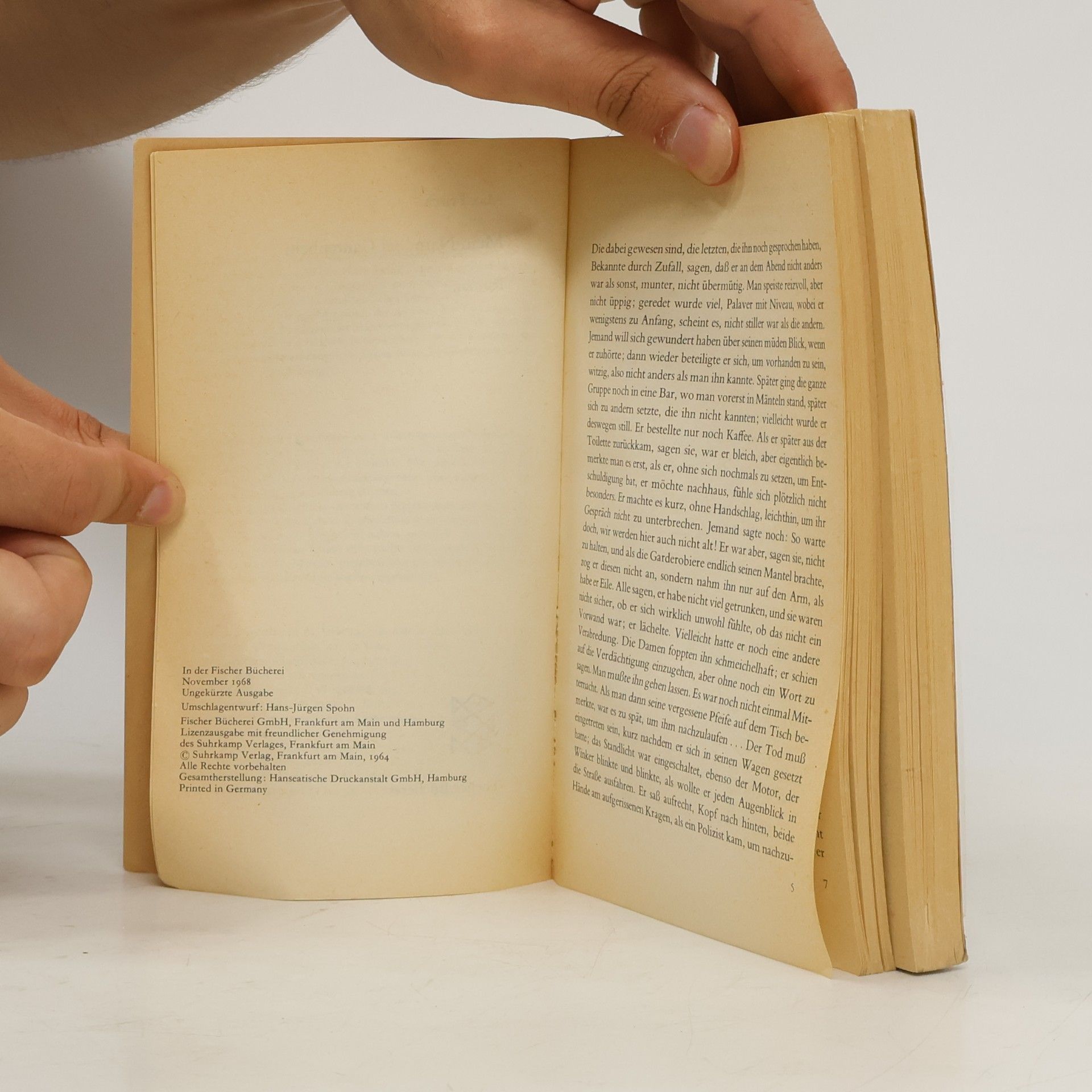 Max Frisch (Schriftsteller) Mein Name sei Gantenbein