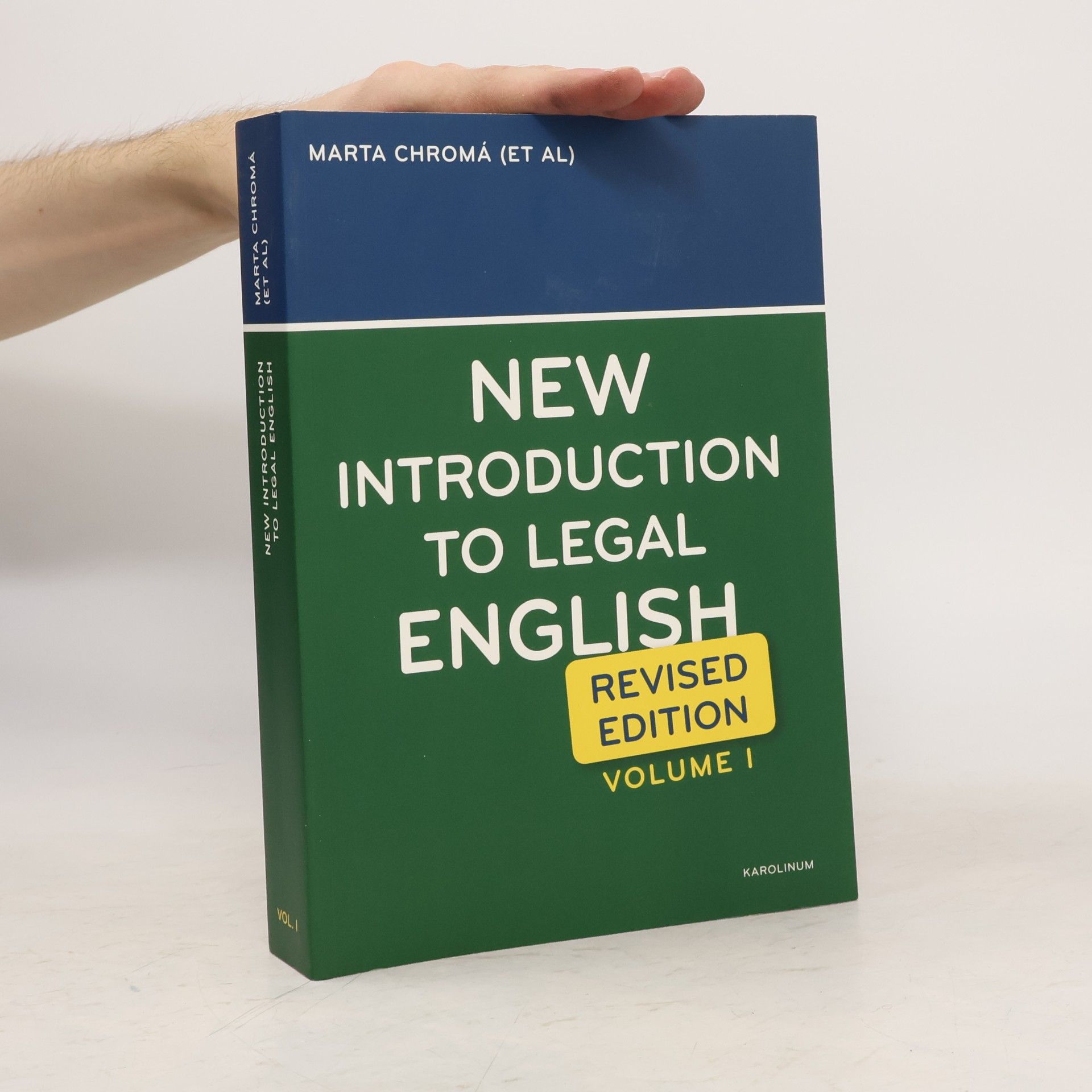 Jana Dvořáková New introduction to legal English. Revised edition. Volume I