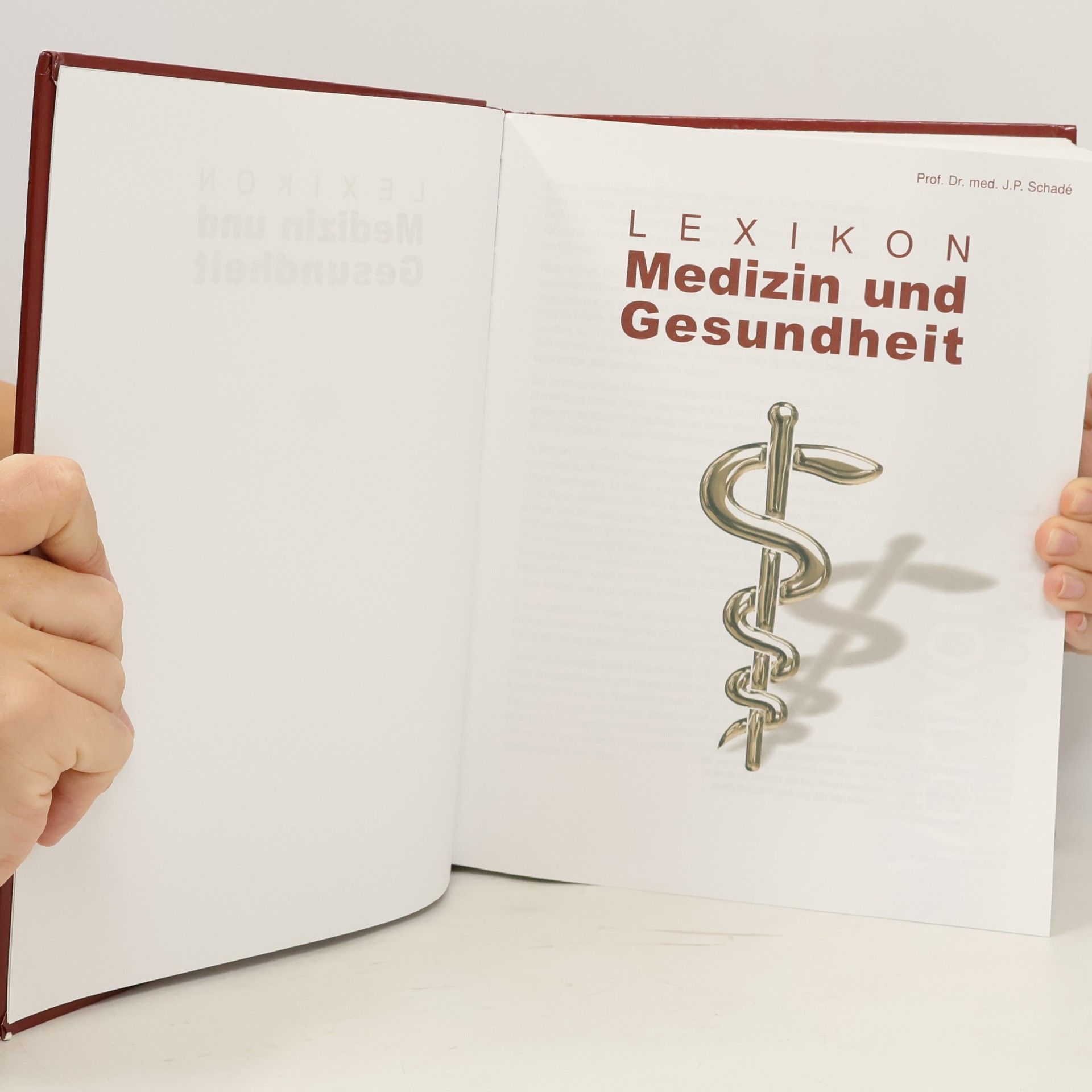 Johannes Petrus Schade Lexikon Medizin und Gesundheit