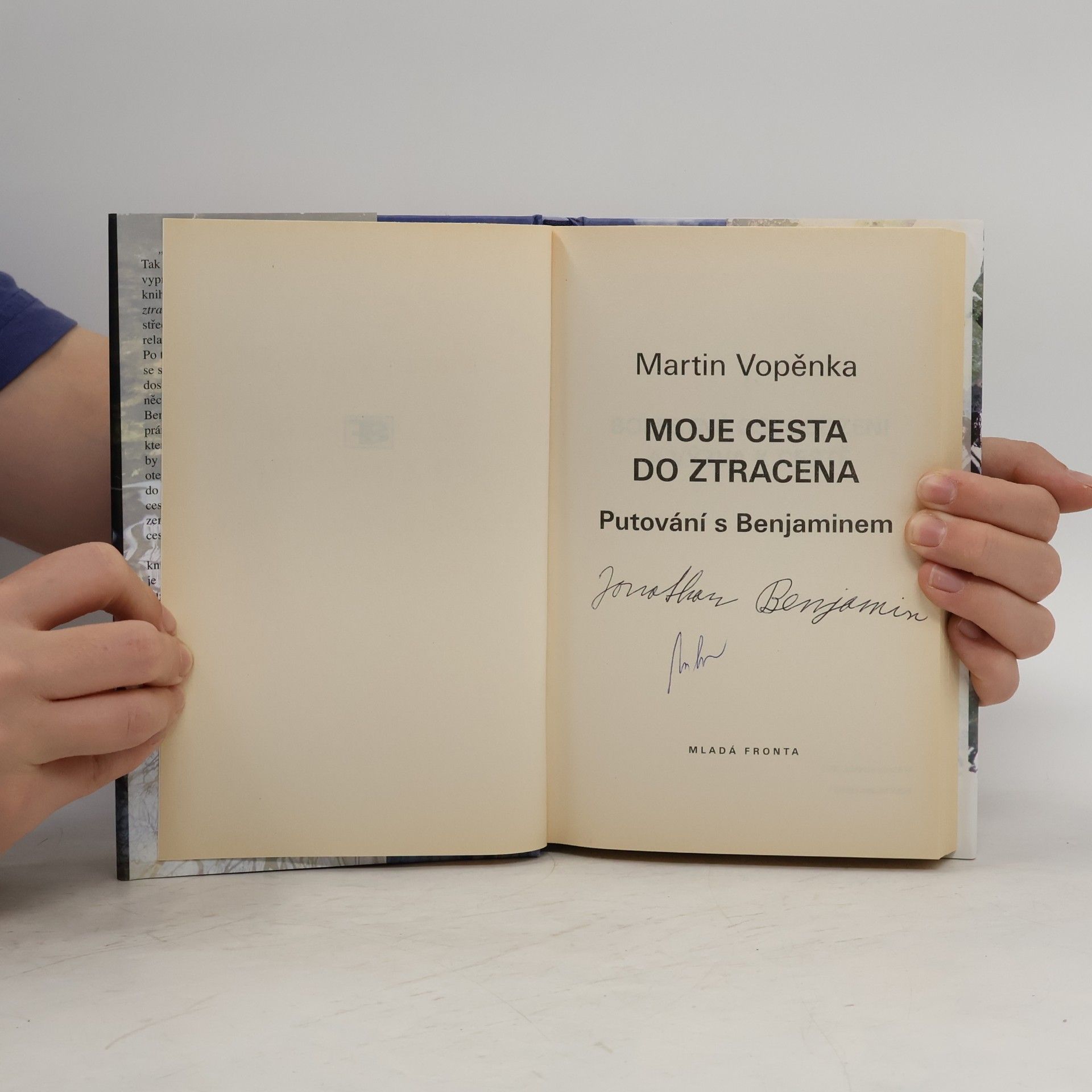Martin Vopěnka Moje cesta do ztracena: Putování s Benjaminem