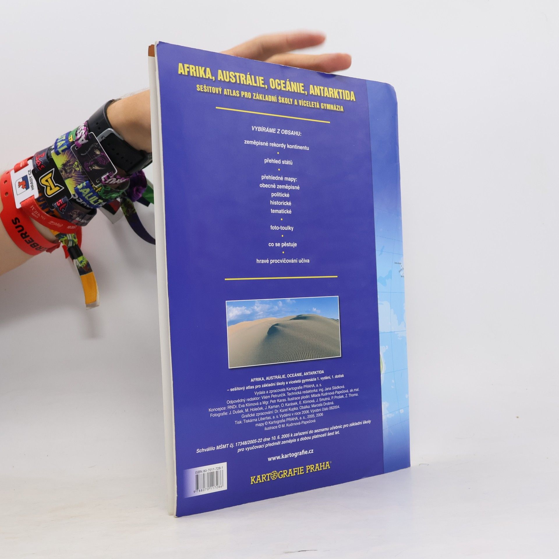 Various authors Afrika, Austrálie a Oceánie sešitový atlas pro ZŠ