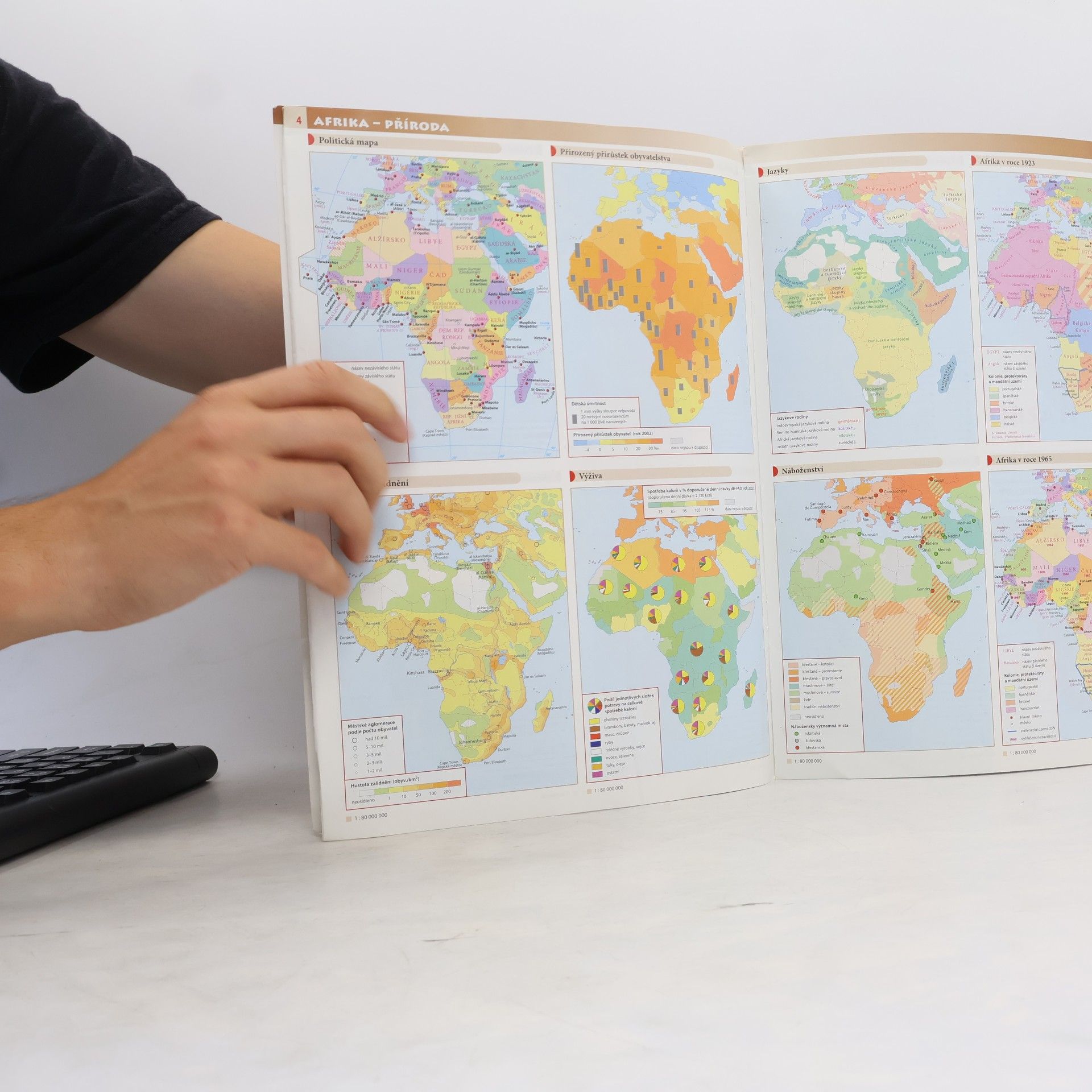Various authors Afrika, Austrálie a Oceánie sešitový atlas pro ZŠ