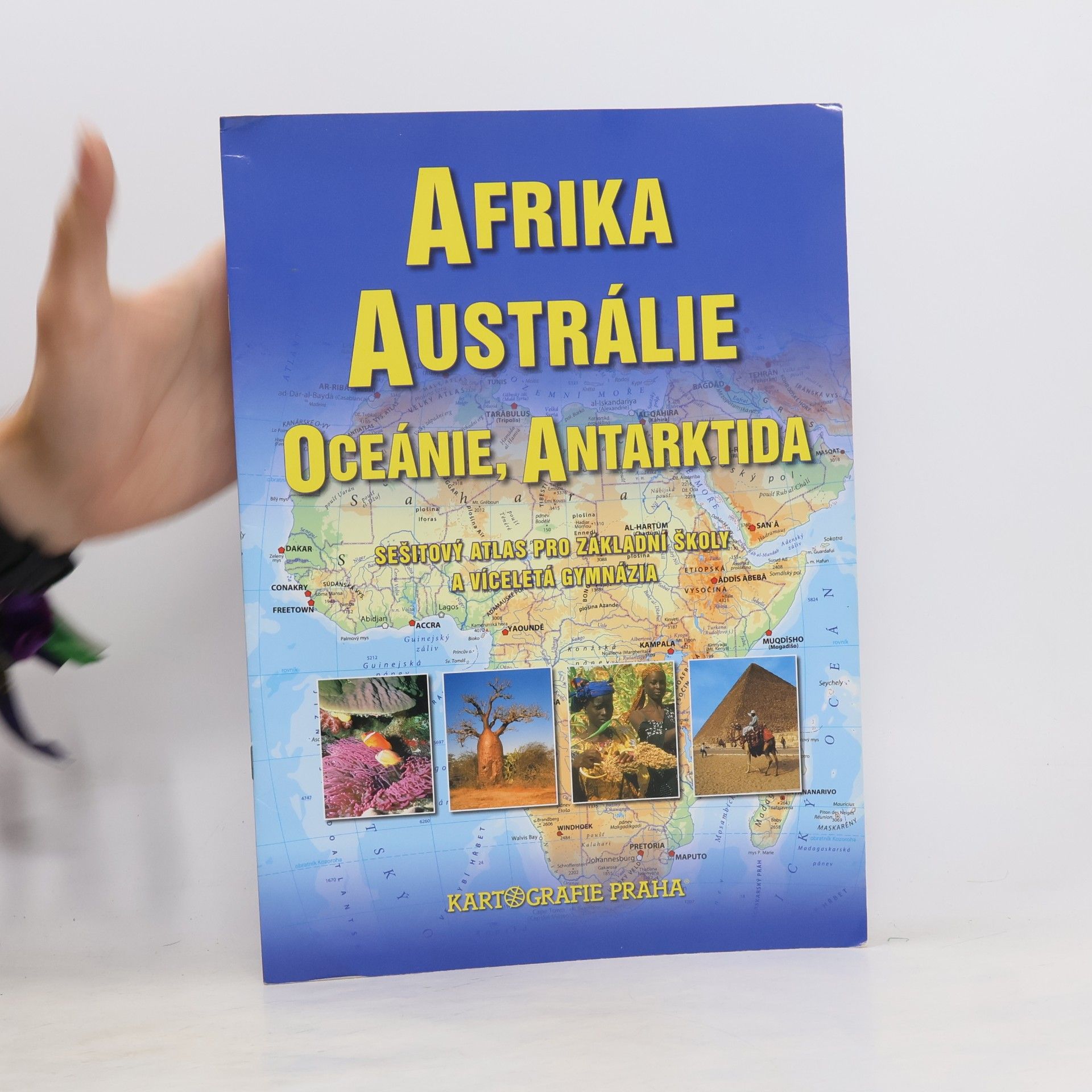 Various authors Afrika, Austrálie a Oceánie sešitový atlas pro ZŠ