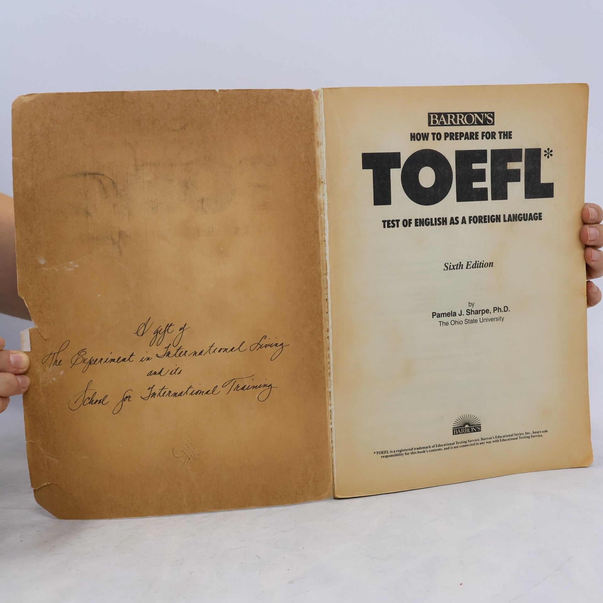 Pamela J. Sharpe Barron's TOEFL. How to Prepare for the Test of English as a Foreign Language