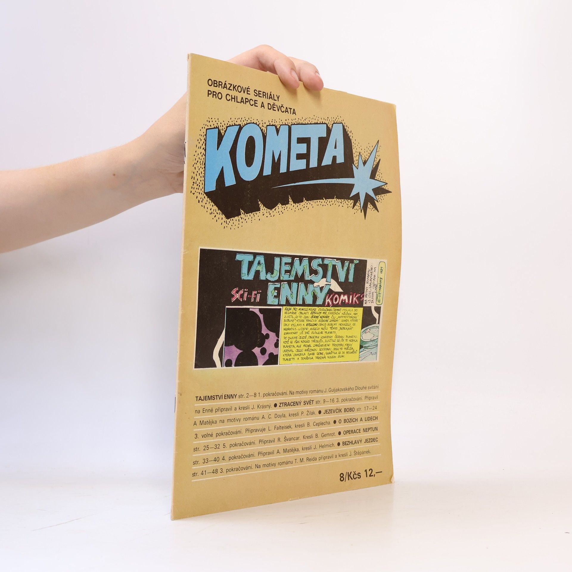 Various authors Kometa. Obrazové seriály pro chlapce a děvčata