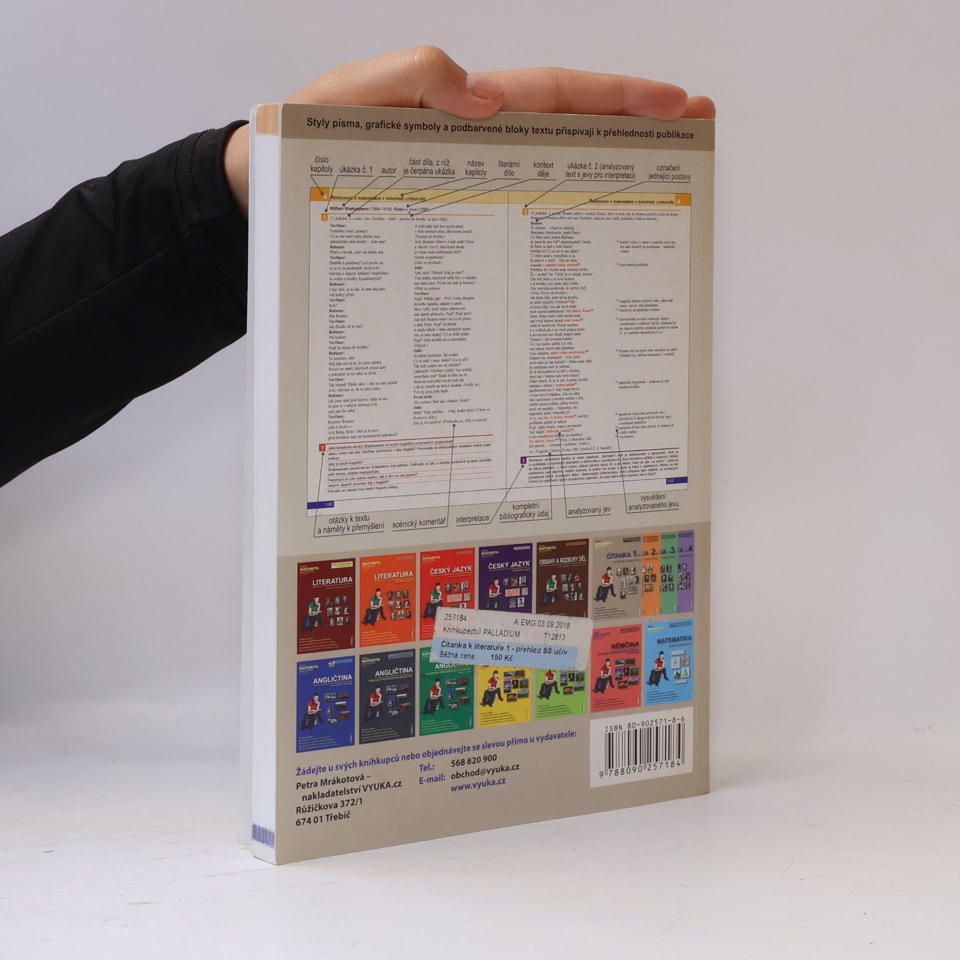 Otakar Slanař Čítanka 1. K literatuře - přehledu SŠ učiva