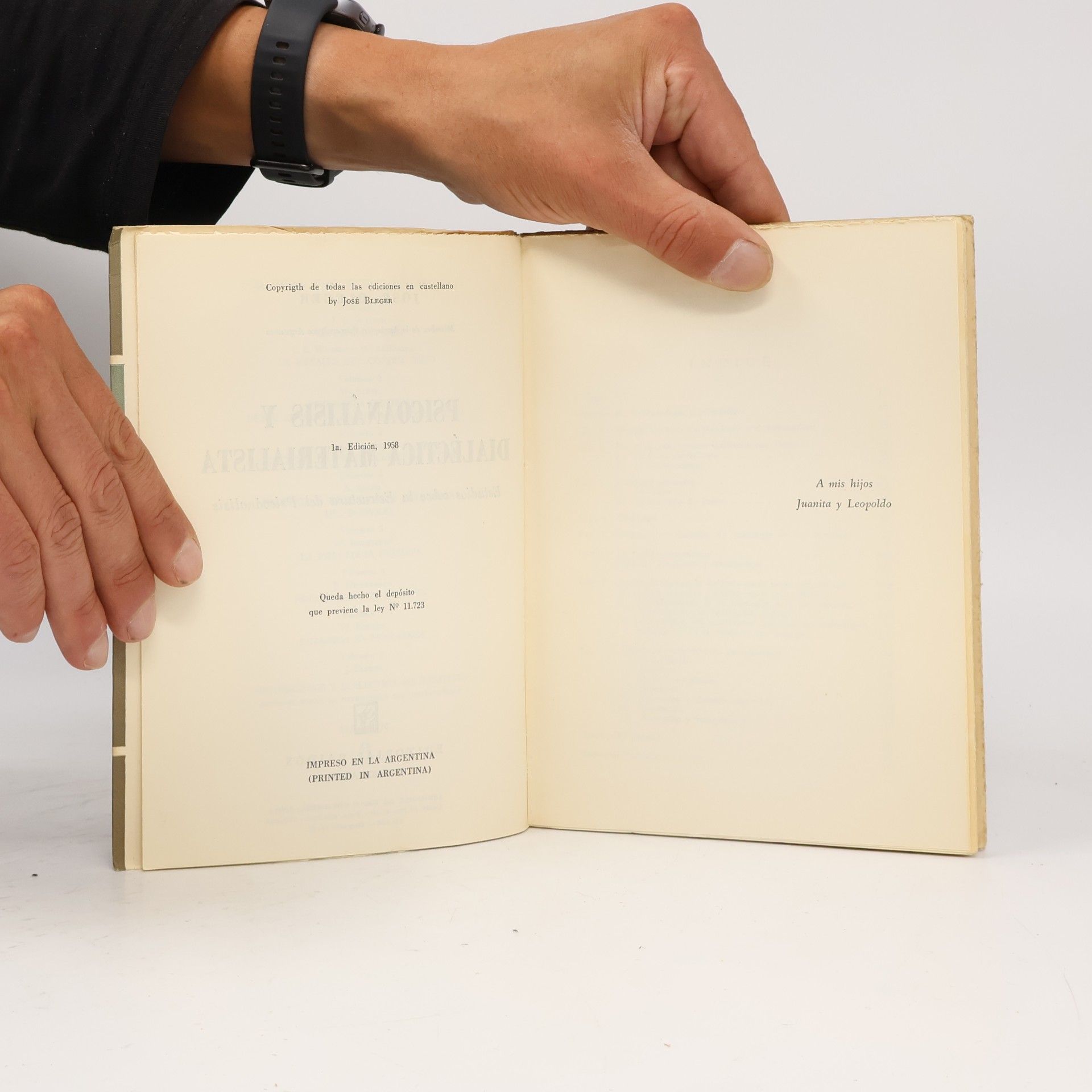 José Bleger Psicoanálisis y dialéctica materialista