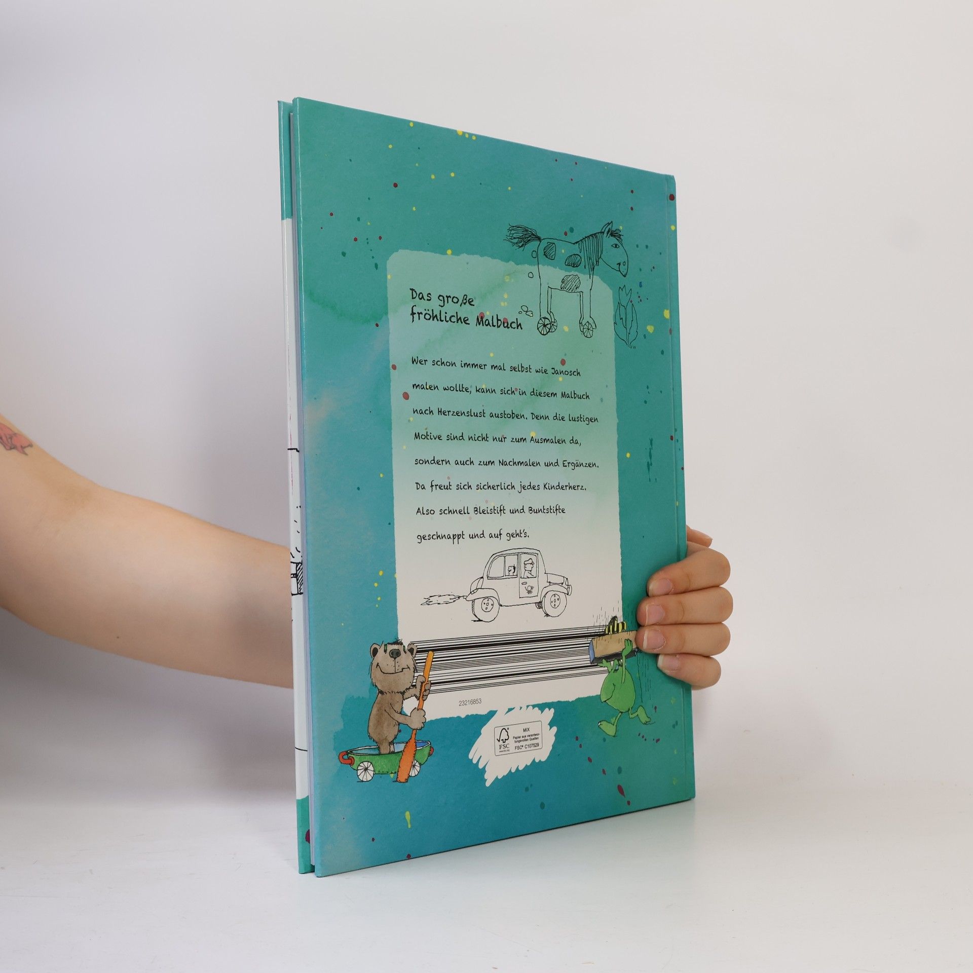 Janosch Das große fröhliche Malbuch