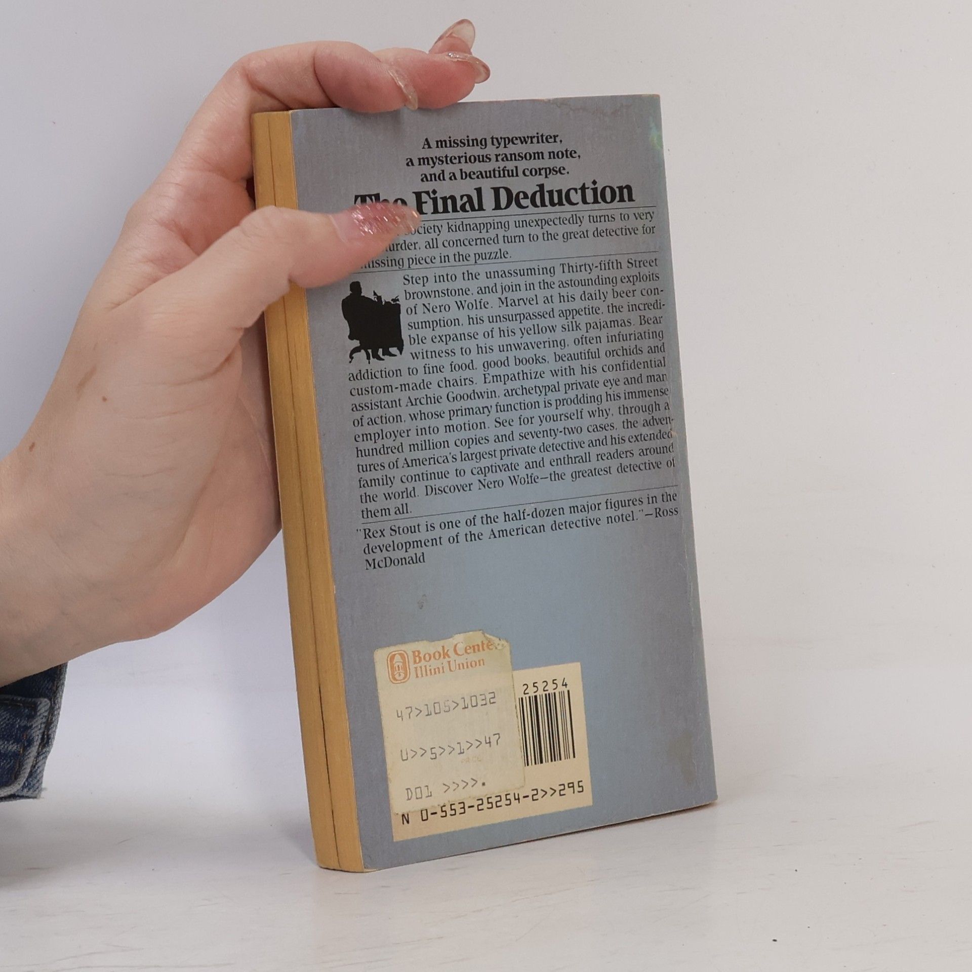 Rex Stout Nero Wolfe: The Final Deduction