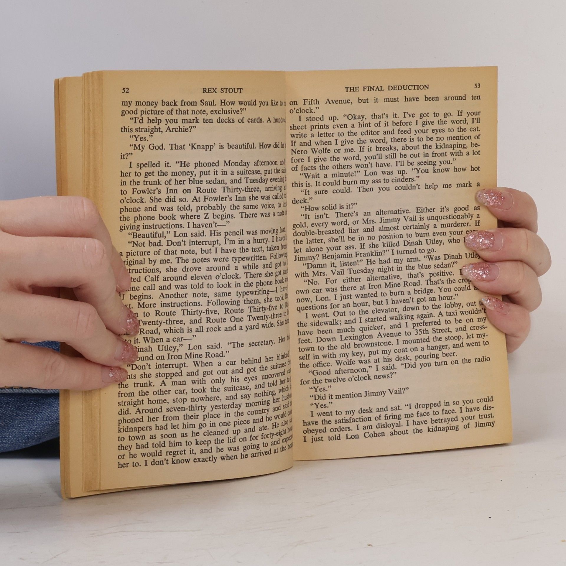 Rex Stout Nero Wolfe: The Final Deduction