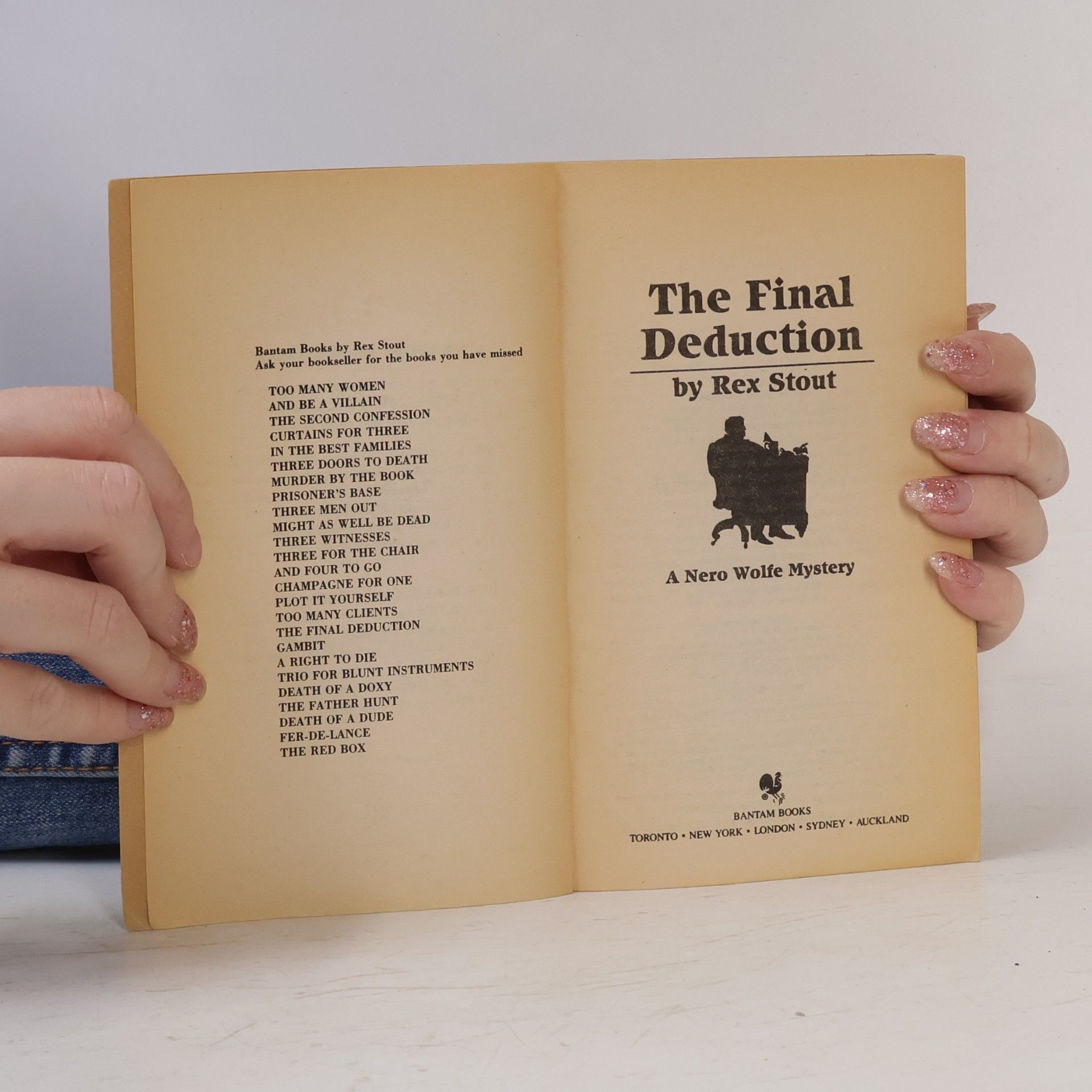 Rex Stout Nero Wolfe: The Final Deduction