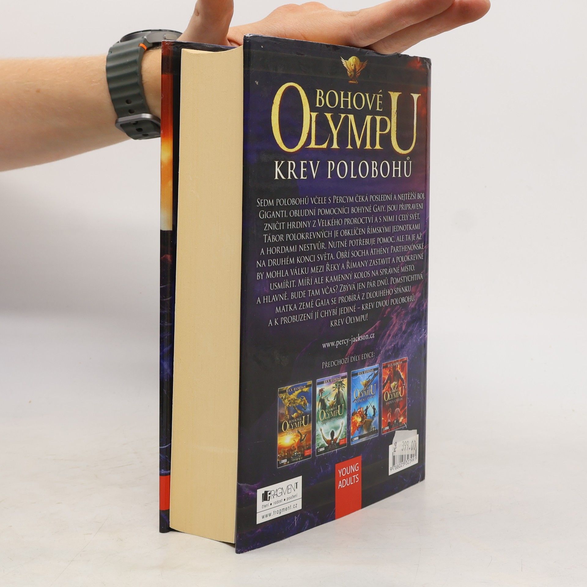 Rick Riordan Bohové Olympu. Krev polobohů