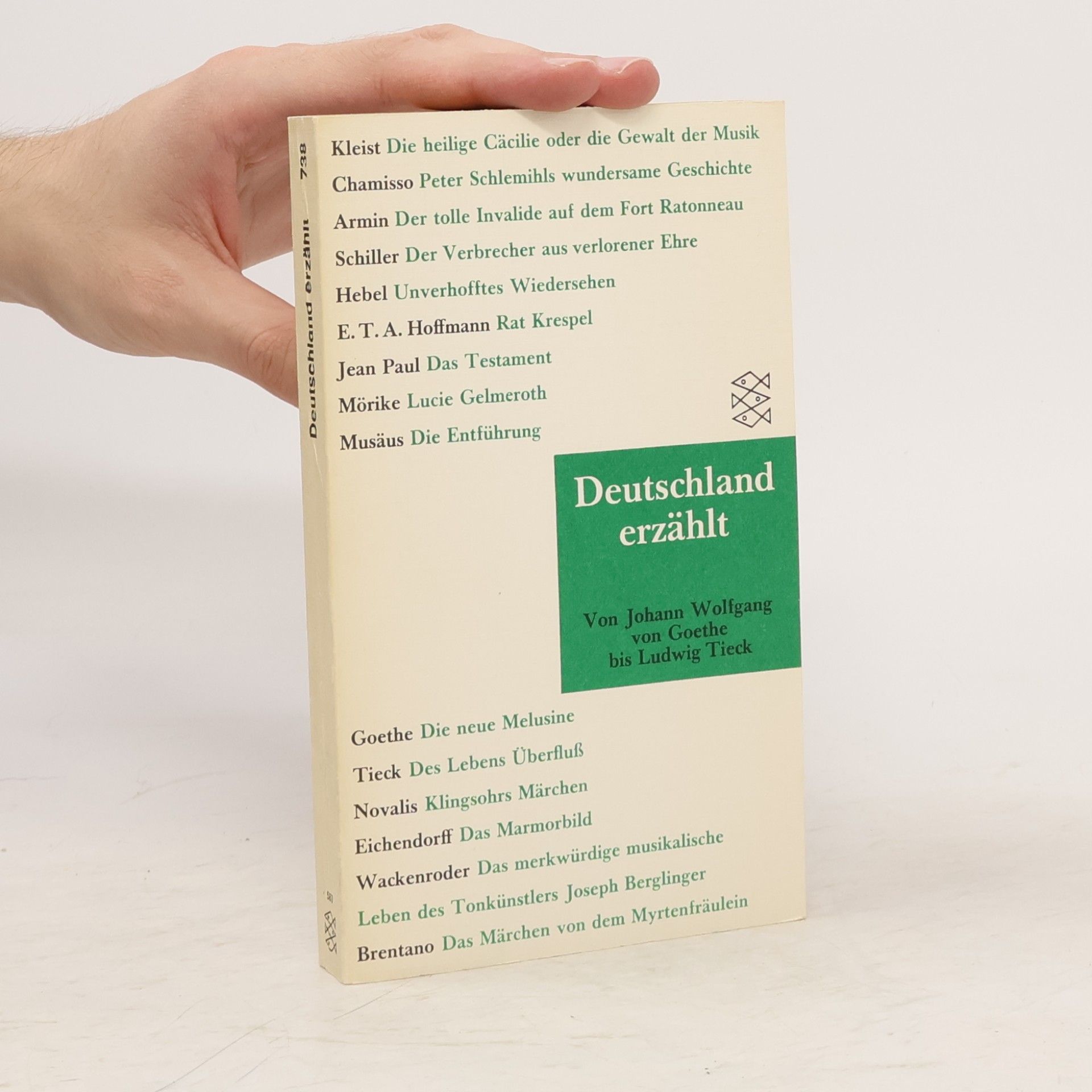 Deutschland erzählt: Von Goethe bis Tieck