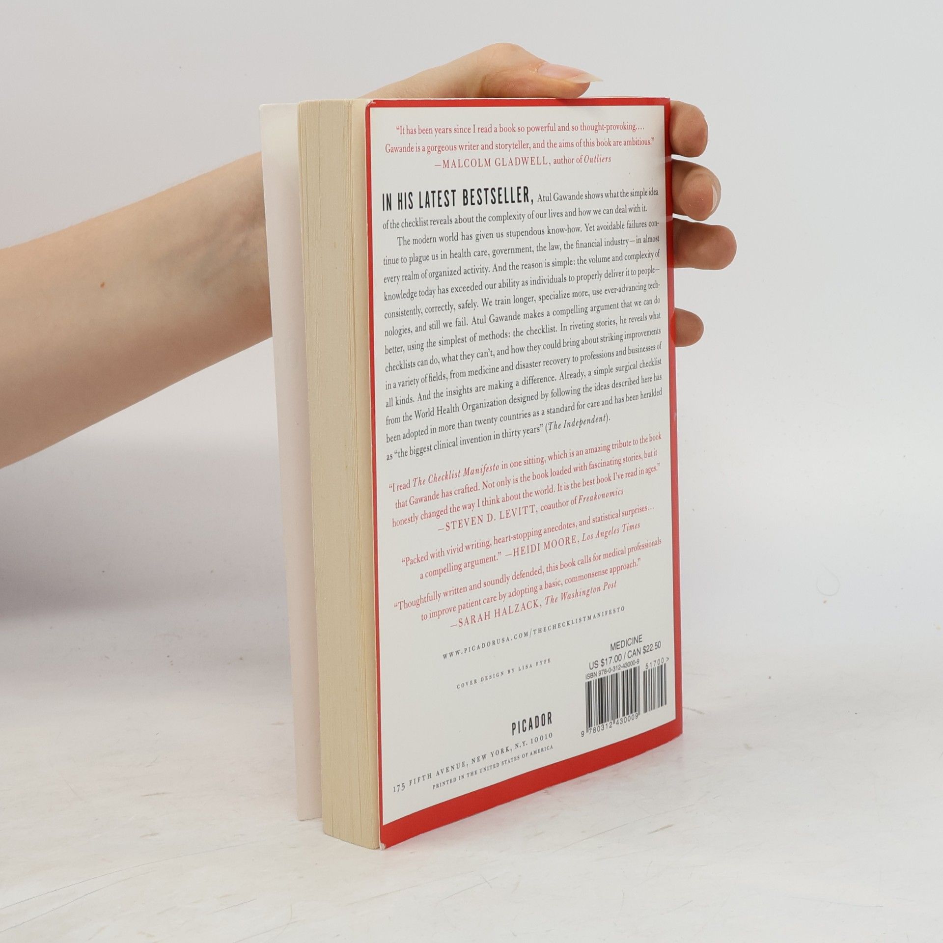 Atul Gawande The Checklist Manifesto