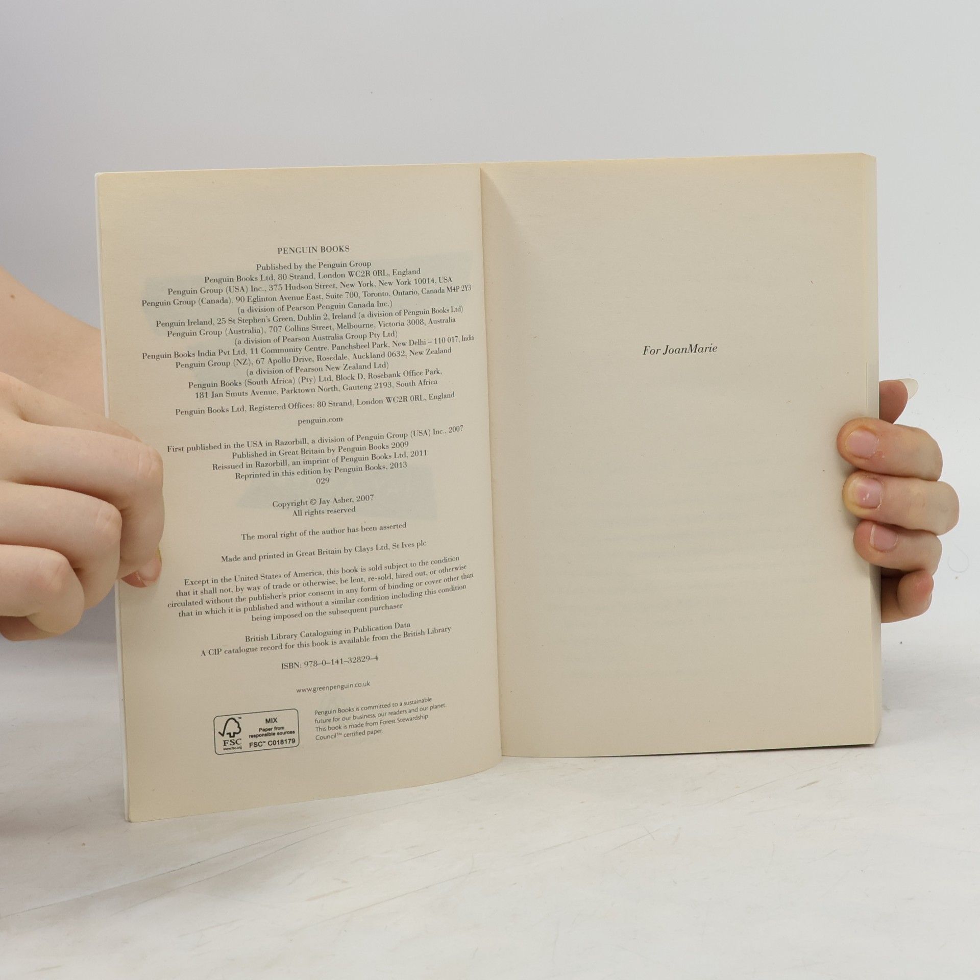 Jay Asher Thirteen Reasons Why