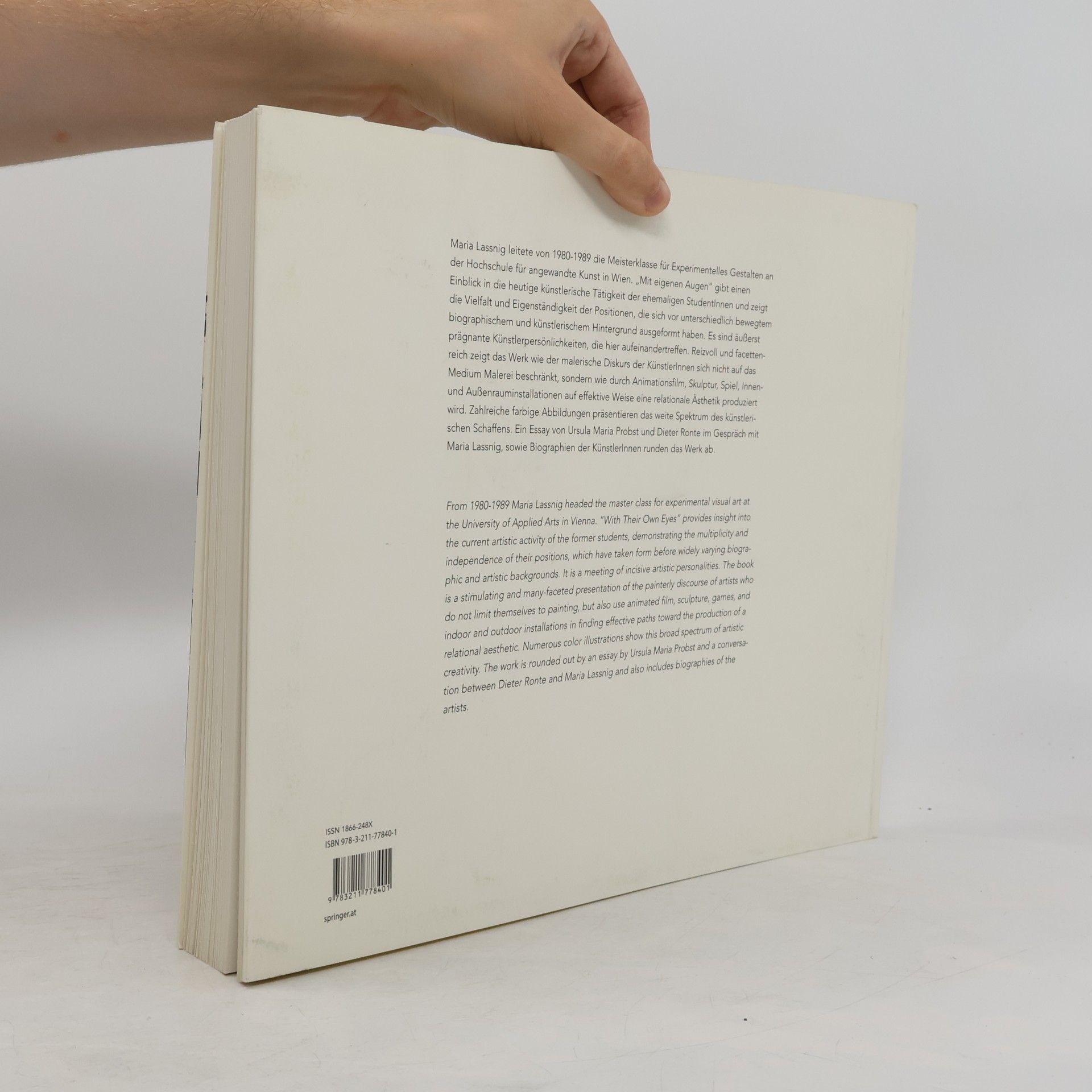 Gerald Bast Edition Angewandte: Mit eigenen Augen