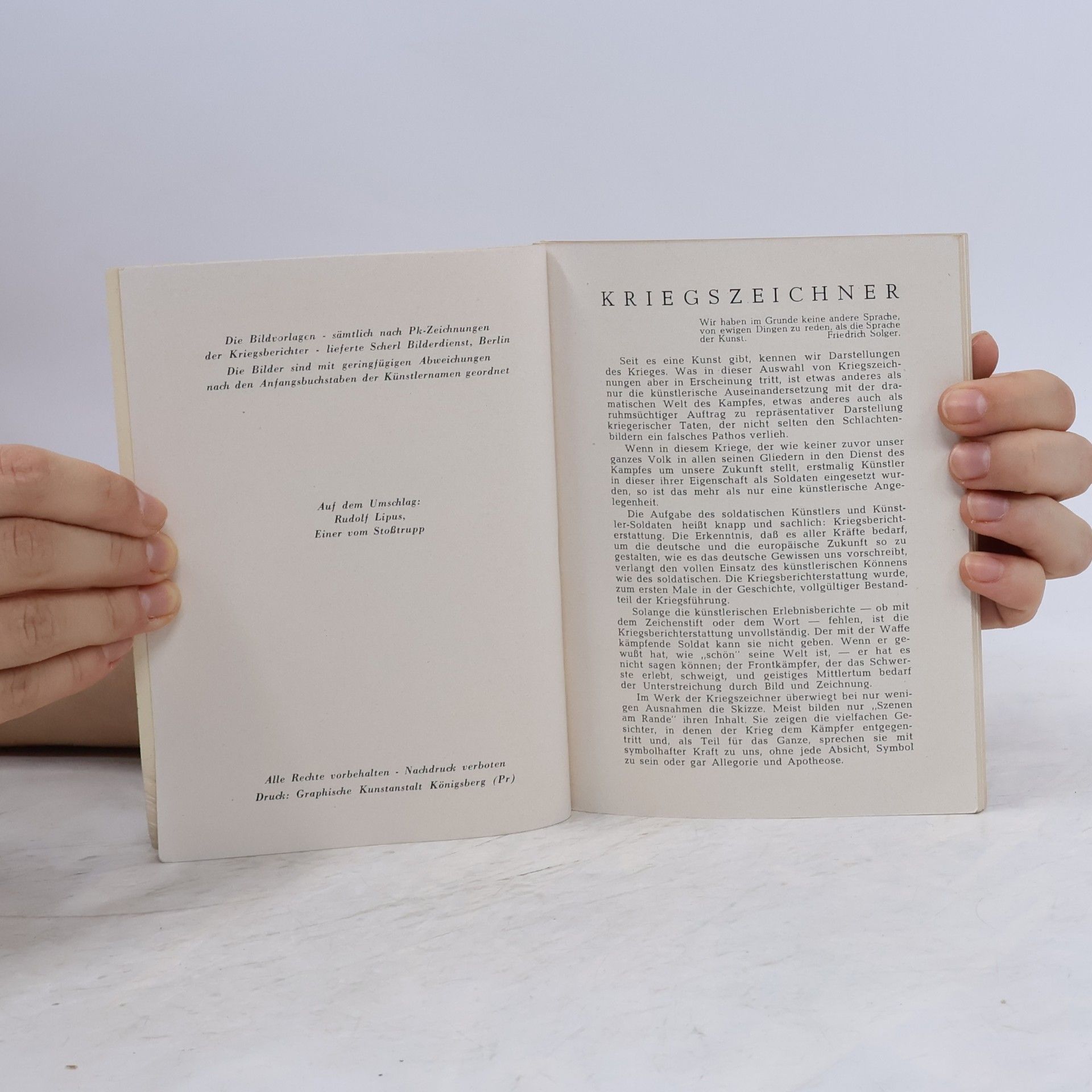 Various authors Kriegszeichner